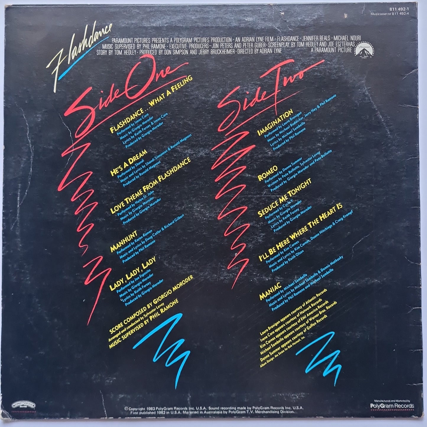 Flashdance – Original Soundtrack From The Motion Picture - 1983 - Vinyl Record