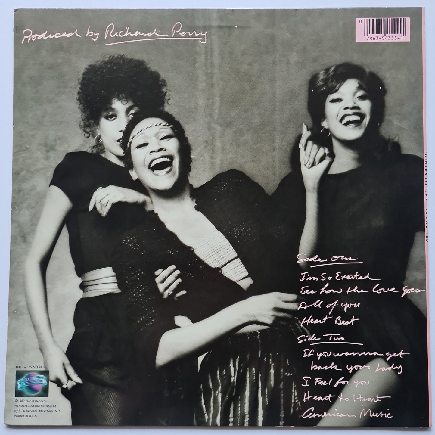 Pointer Sisters – So Excited - 1982 - Vinyl Record