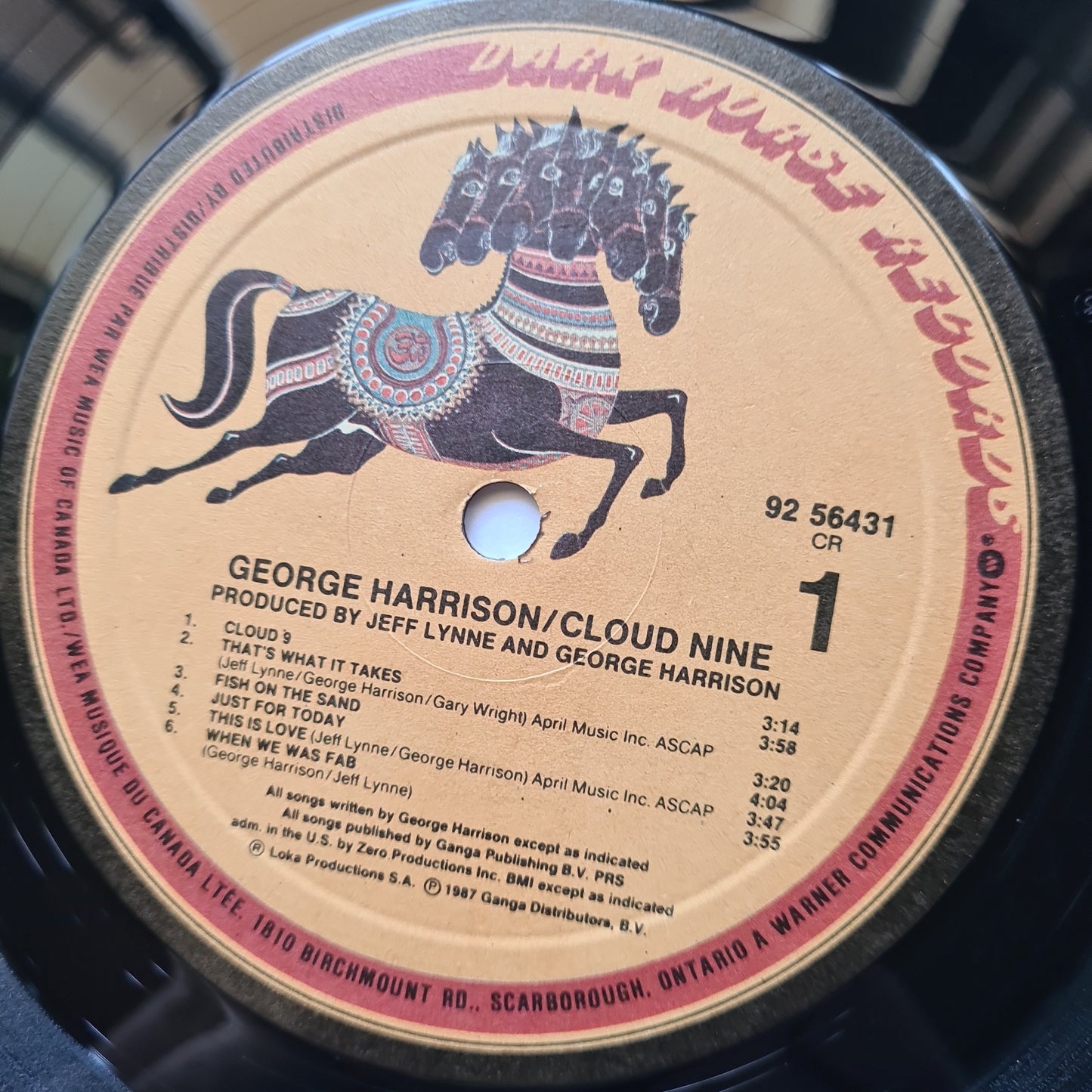 George Harrison – Cloud Nine - 1987 - Vinyl Record