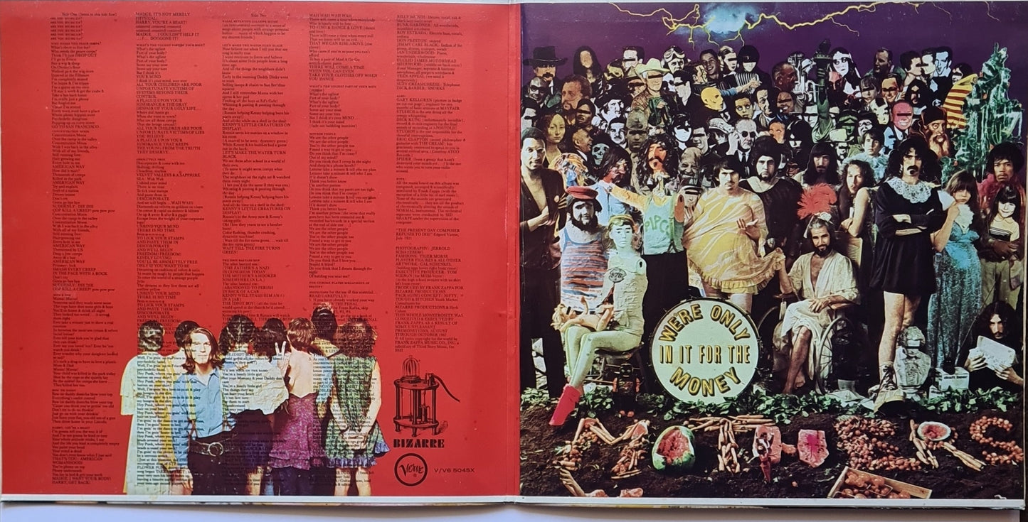 Frank Zappa & The Mothers Of Invention – We're Only In It For The Money - 1968 (Gatefold unofficial Pressing) - Vinyl Record