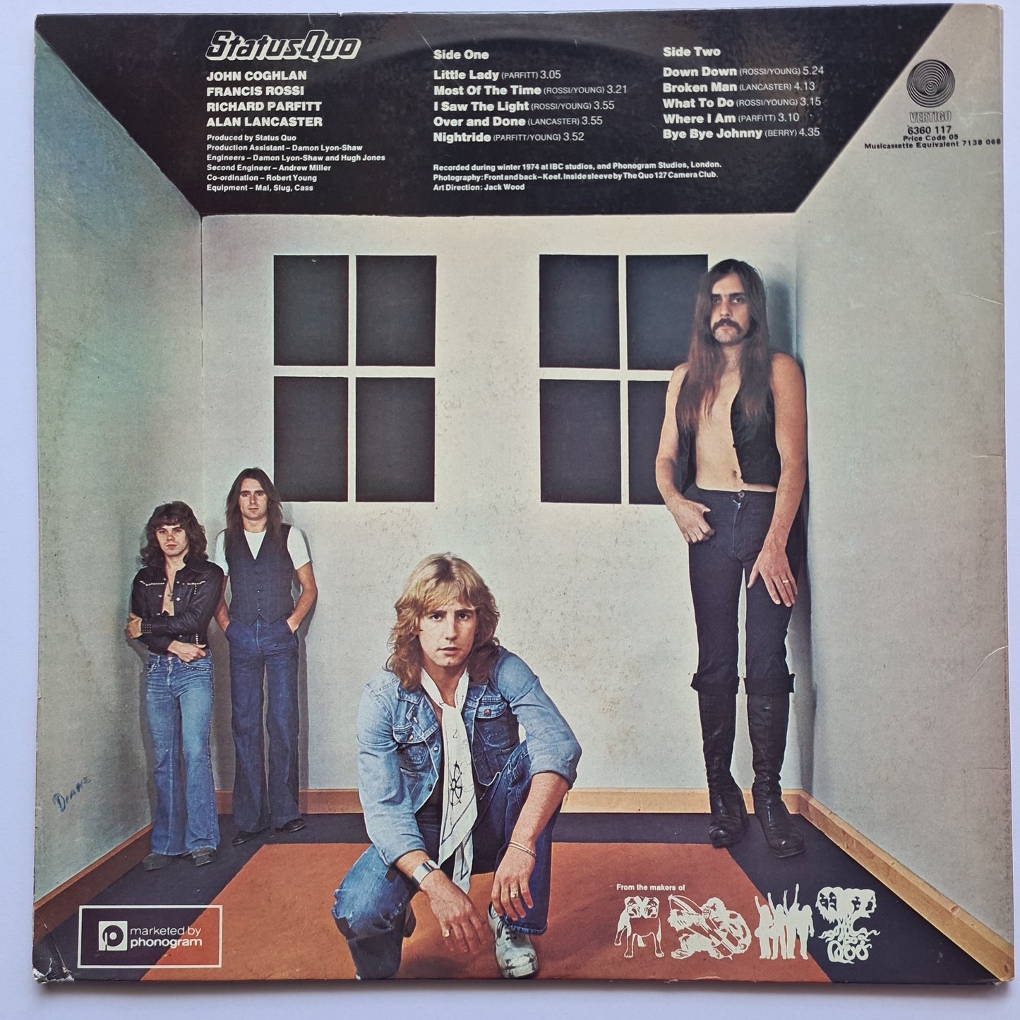 Status Quo – On The Level - 1975 - Vinyl Record