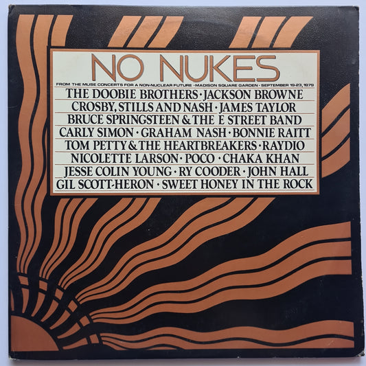 Various Artists – No Nukes: From The Muse Concerts For A Non-Nuclear Future: Madison Square Garden - September 19-23, 1979 - 1979 (Gatefold 3LP) - Vinyl Record