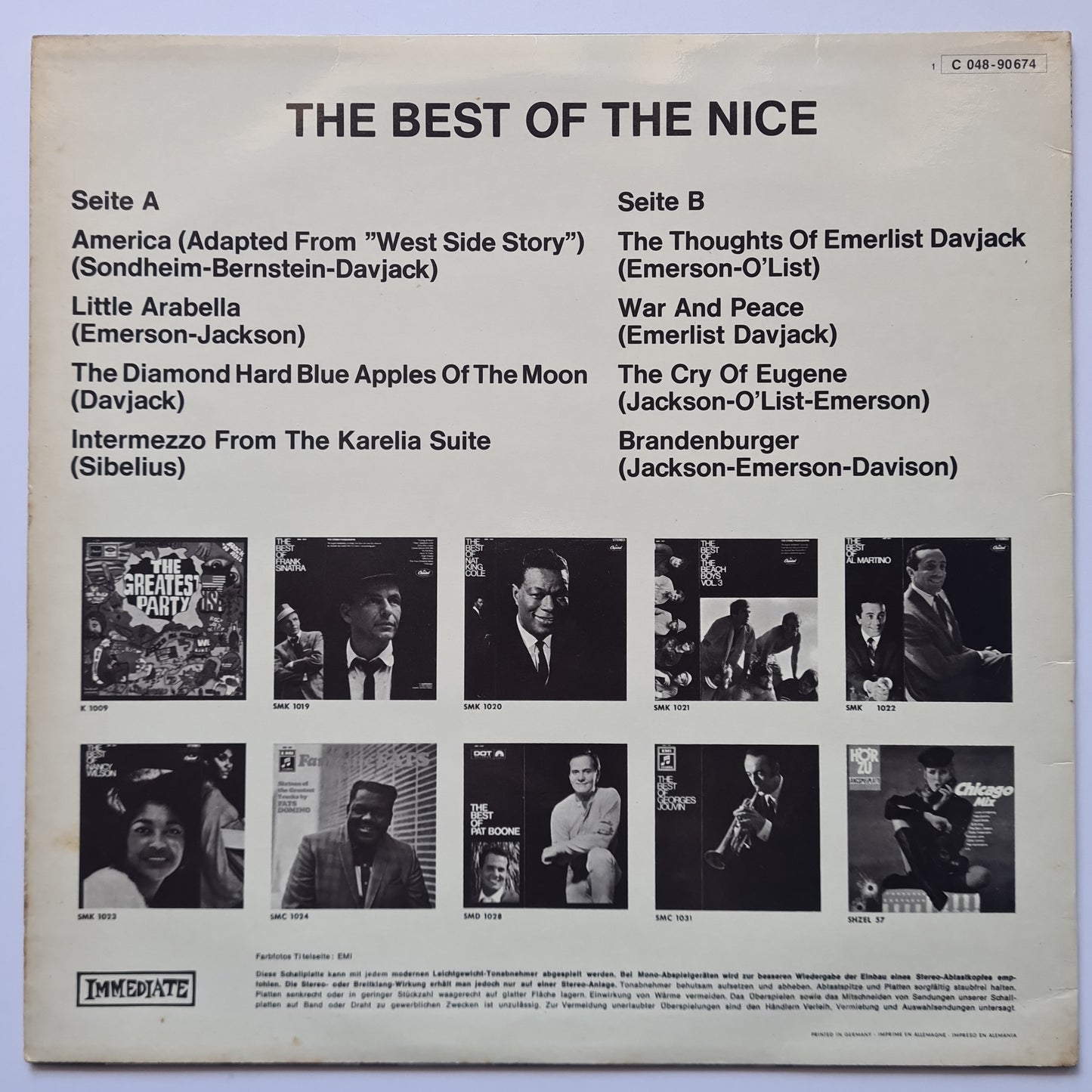 The Nice – The Best Of The Nice - 1971