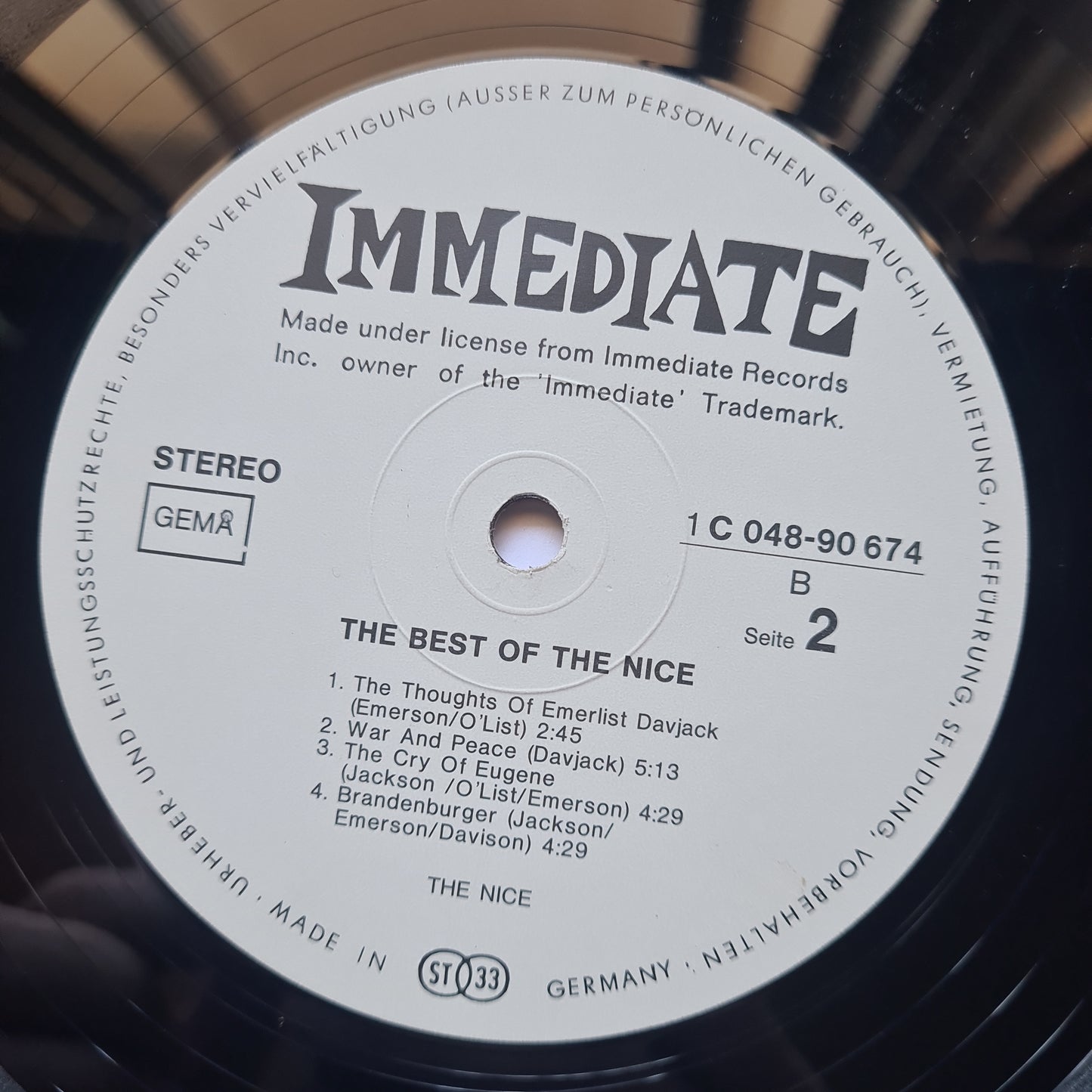 The Nice – The Best Of The Nice - 1971