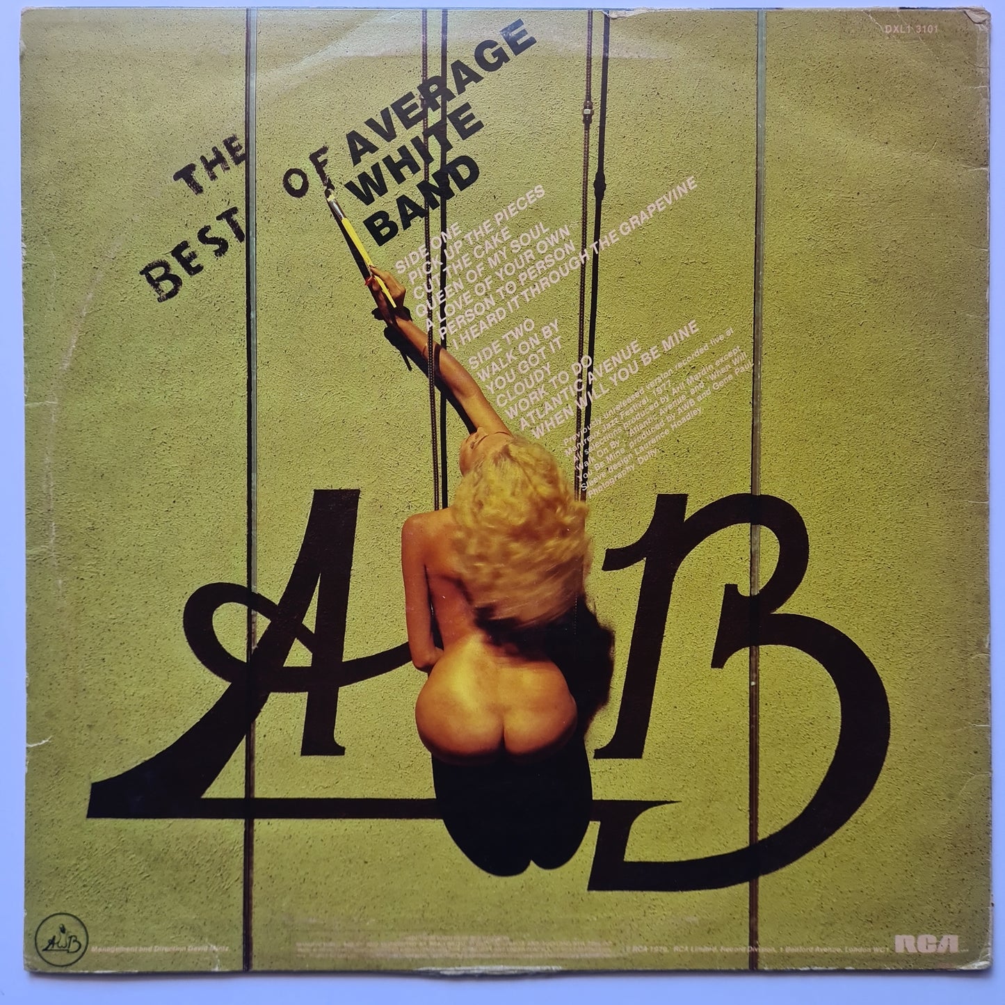 Average White Band – The Best Of AWB - 1979 - Vinyl Record