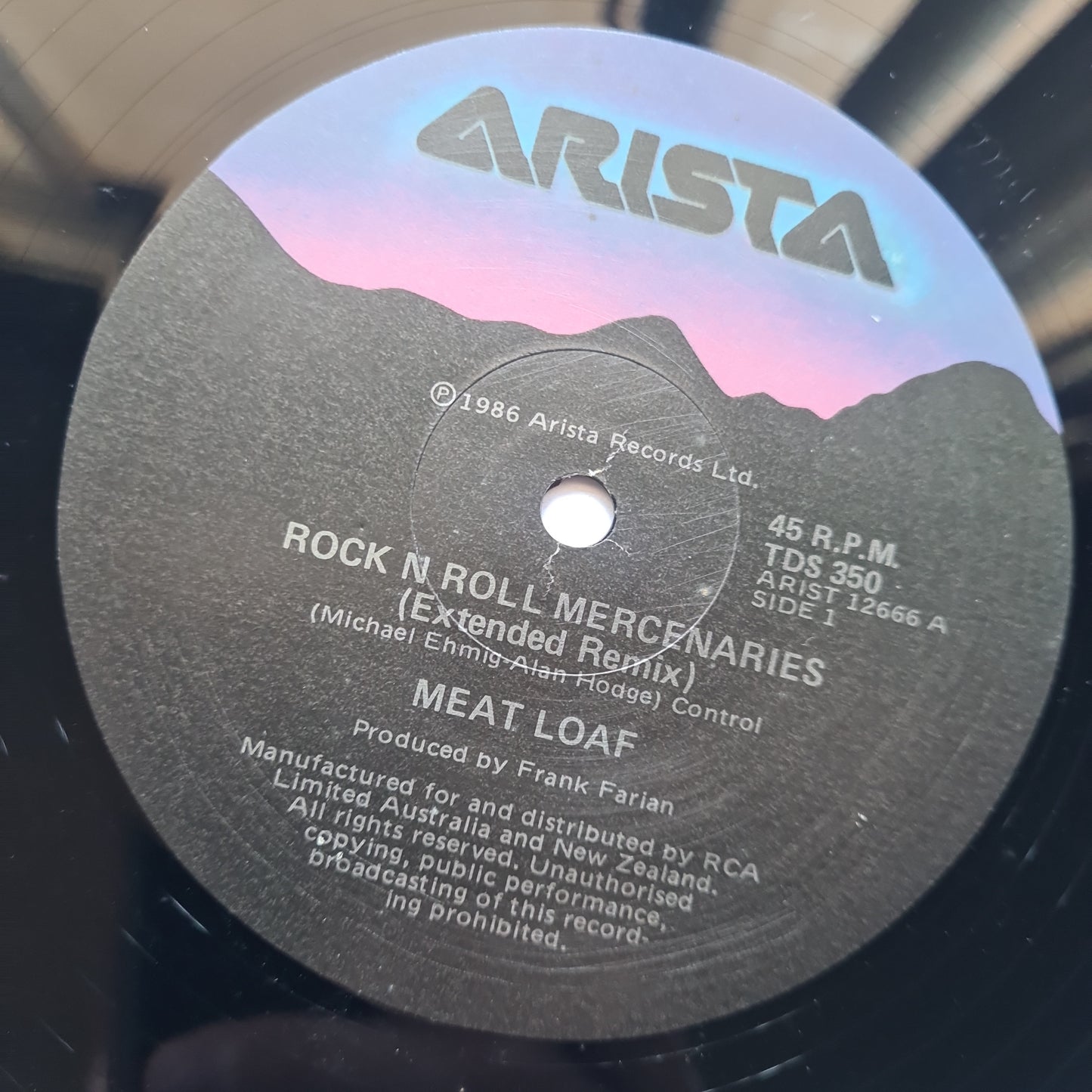 Meatloaf & John Parr – Rock & Roll Mercenaries (Exploded Version) - 1986 (12inch single) - Vinyl Record