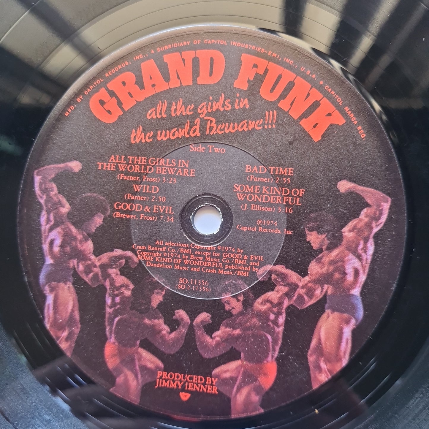 Grand Funk Railroad – All The Girls In The World Beware!!! - 1974 (with Poster) - Vinyl Record