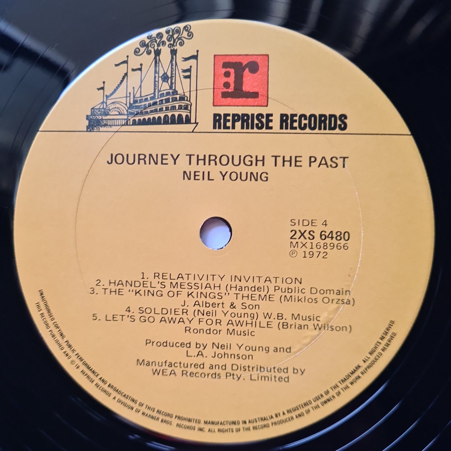 Neil Young – Journey Through The Past: A Film By Neil Young - 1972 (2LP Gatefold) - Vinyl Record