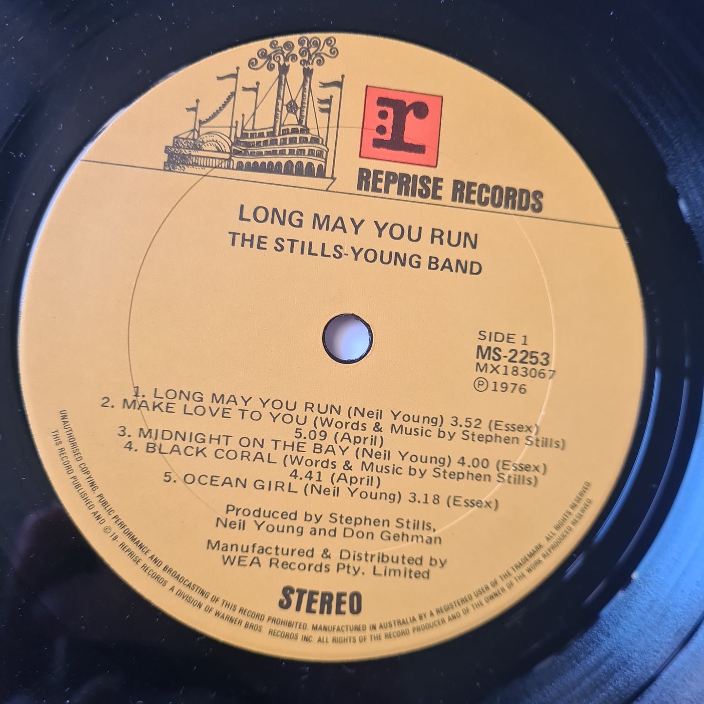 The Stills Young Band – Long May You Run - 1976 - Vinyl Record