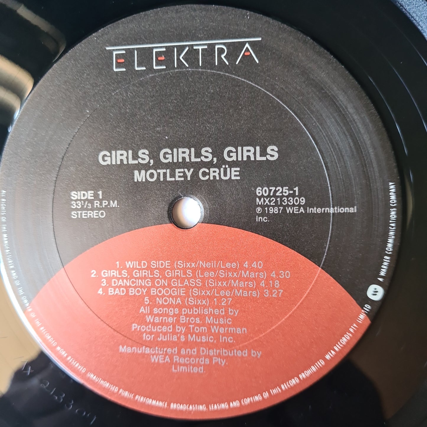 Mötley Crüe – Girls, Girls, Girls - 1987 (US Pressing) - Vinyl Record