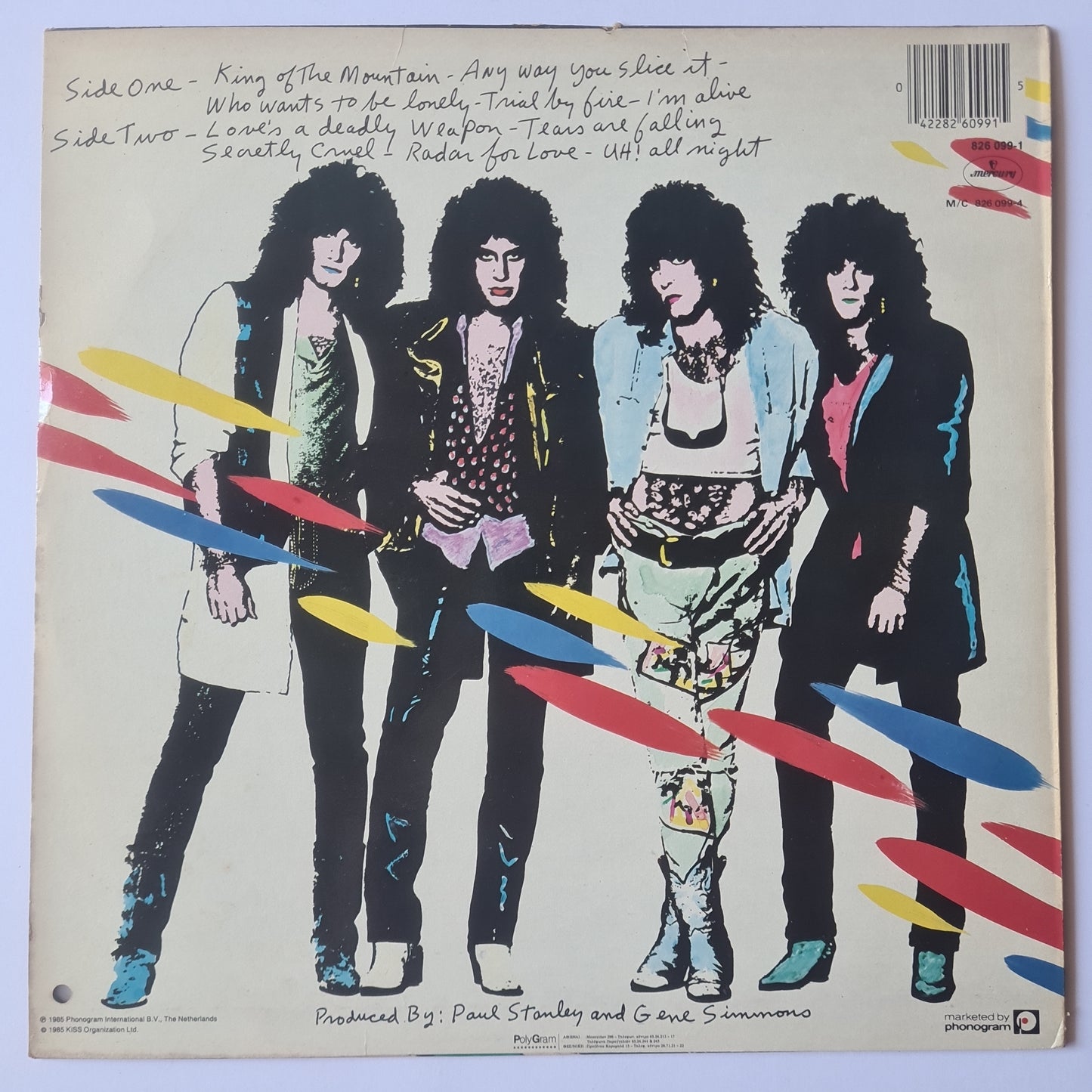 KISS – Asylum - 1985 (Greek Pressing) - Vinyl Record