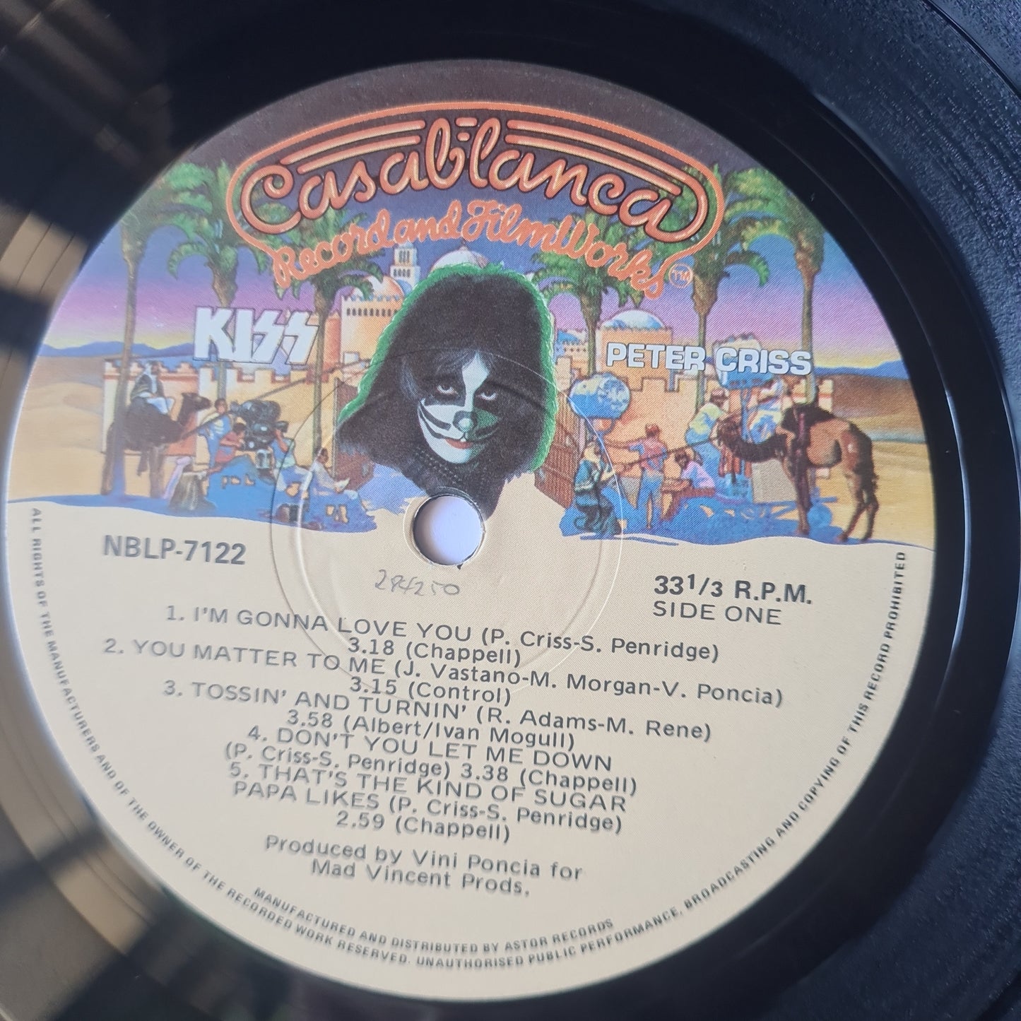 KISS – Peter Criss - 1978 (Australian Pressing) - Vinyl Record