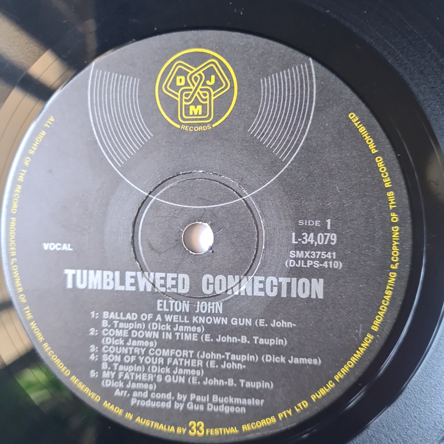 Elton John – Tumbleweed Connection - 1974 (Gatefold) - Vinyl Record