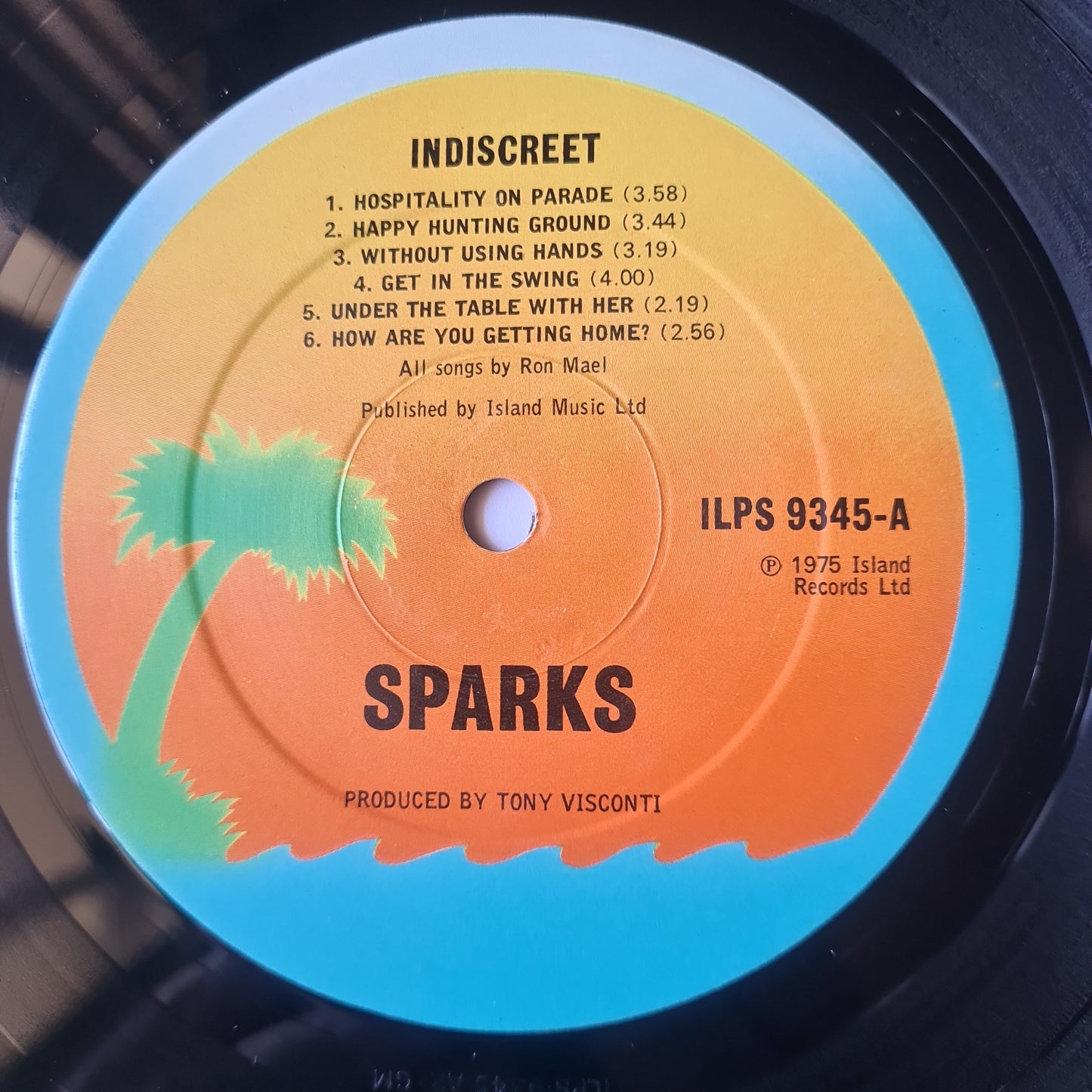 Sparks – Indiscreet - 1975 (Gatefold 1975 UK Pressing) - Vinyl Record LP