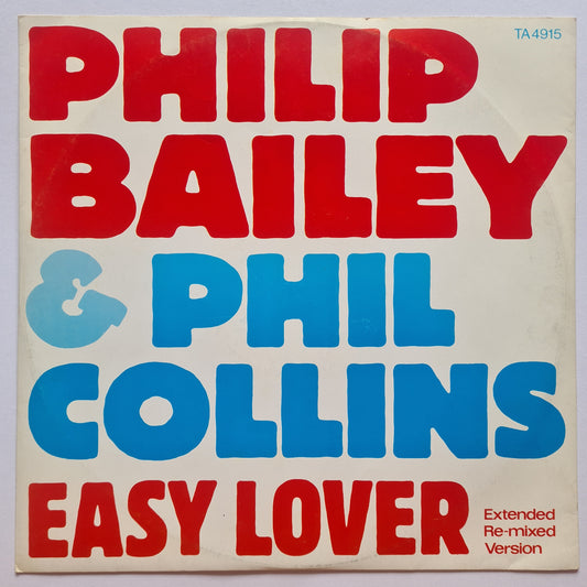 Philip Bailey & Phil Collins – Easy Lover (Extended Re-mixed Version)- 1984 (12inch Single) - Vinyl Record