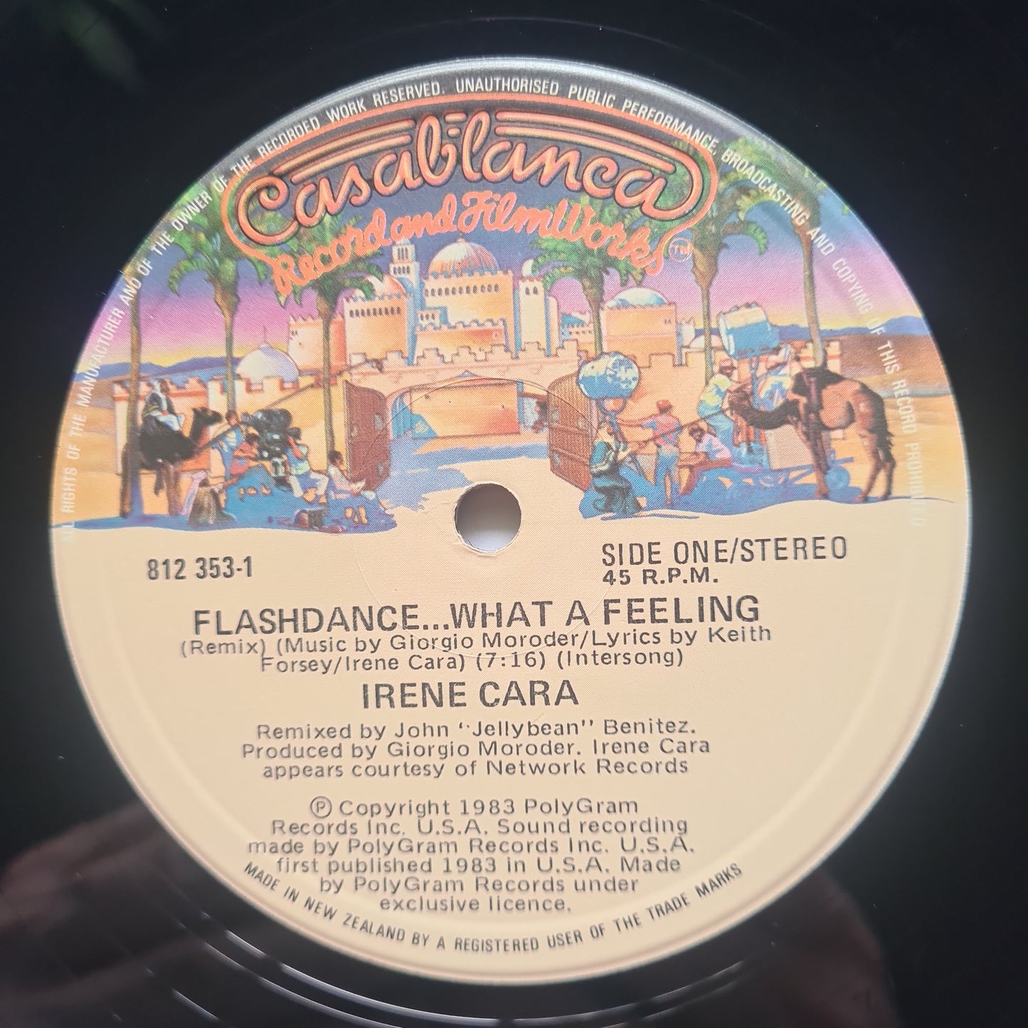 Irene Cara – Flashdance... What A Feeling - 1983 (12inch Single) - Vinyl Record