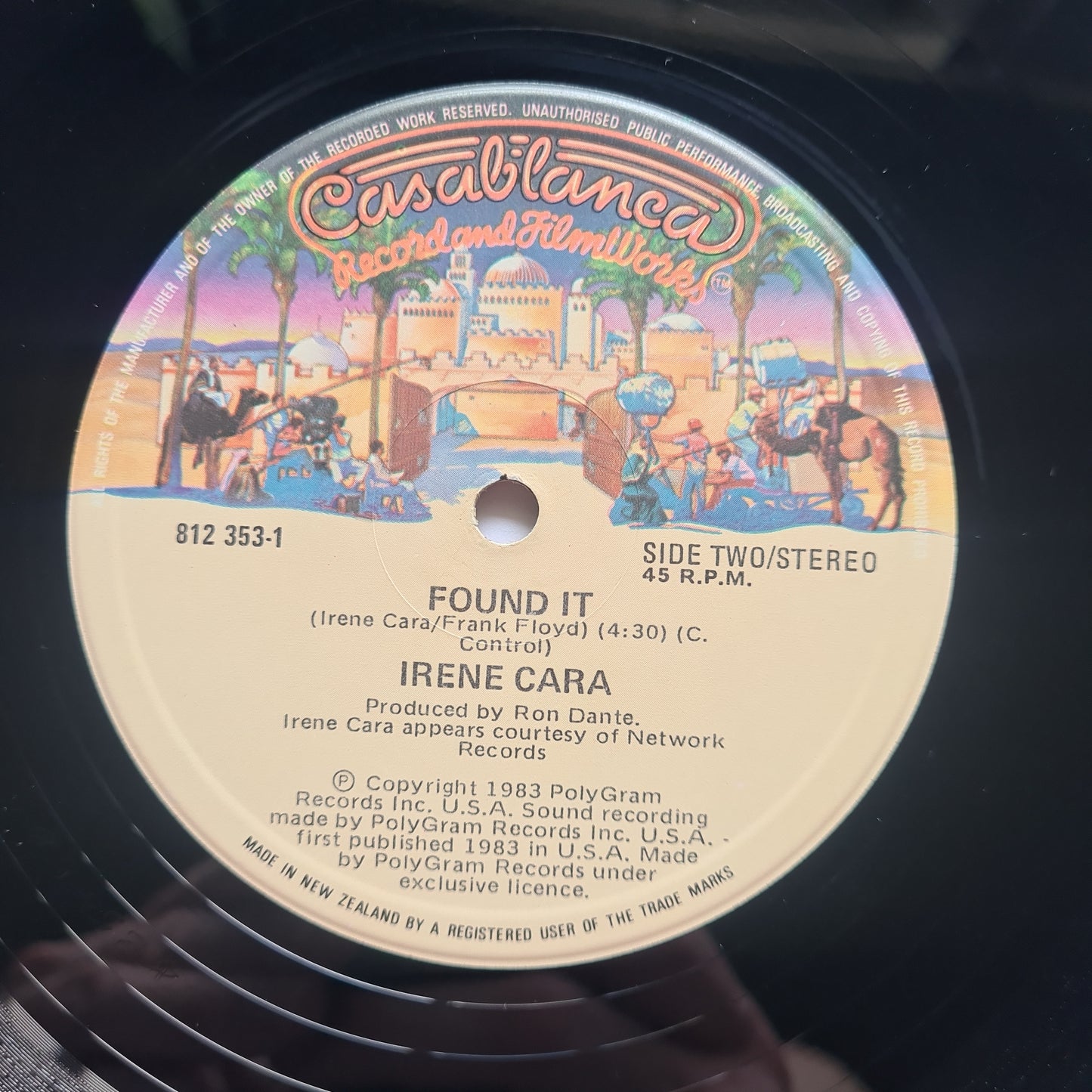 Irene Cara – Flashdance... What A Feeling - 1983 (12inch Single) - Vinyl Record