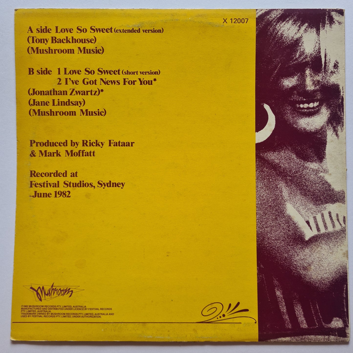 Renee Geyer – Love So Sweet - 1982 (12inch Single)