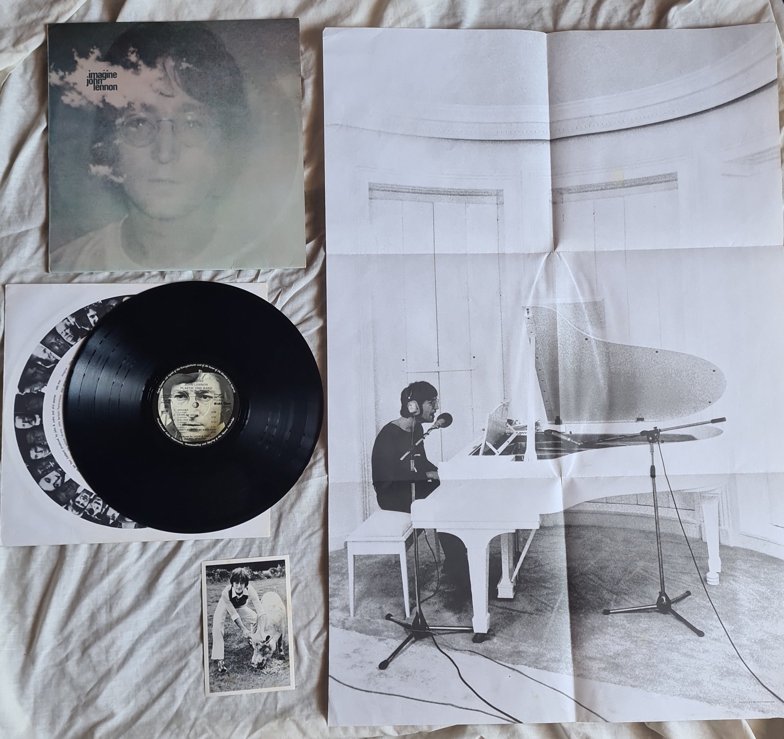 John Lennon (Beatles) – Imagine - 1971 (With poster & photo) – Sound ...