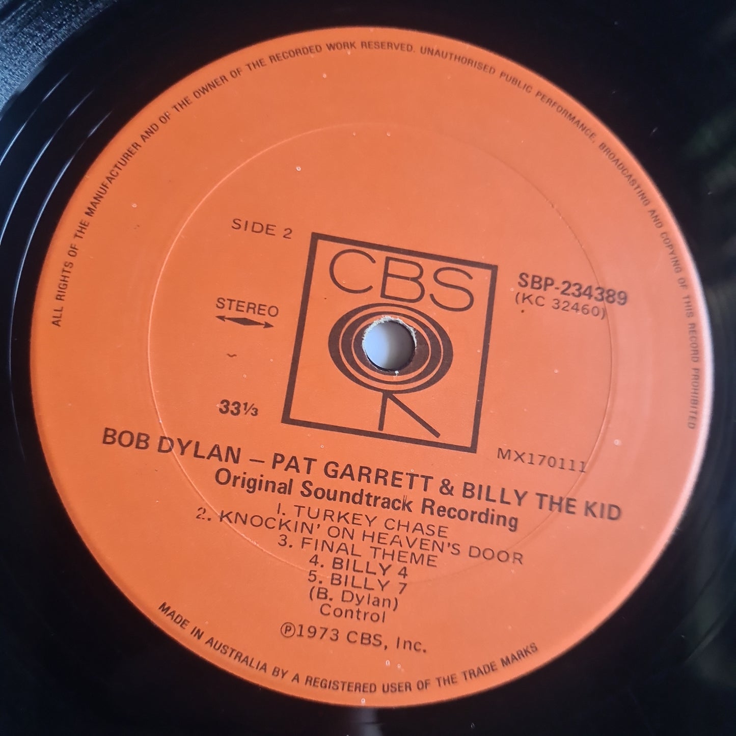 Bob Dylan – Pat Garrett & Billy The Kid (Original Soundtrack Recording) - 1973 - Vinyl Record