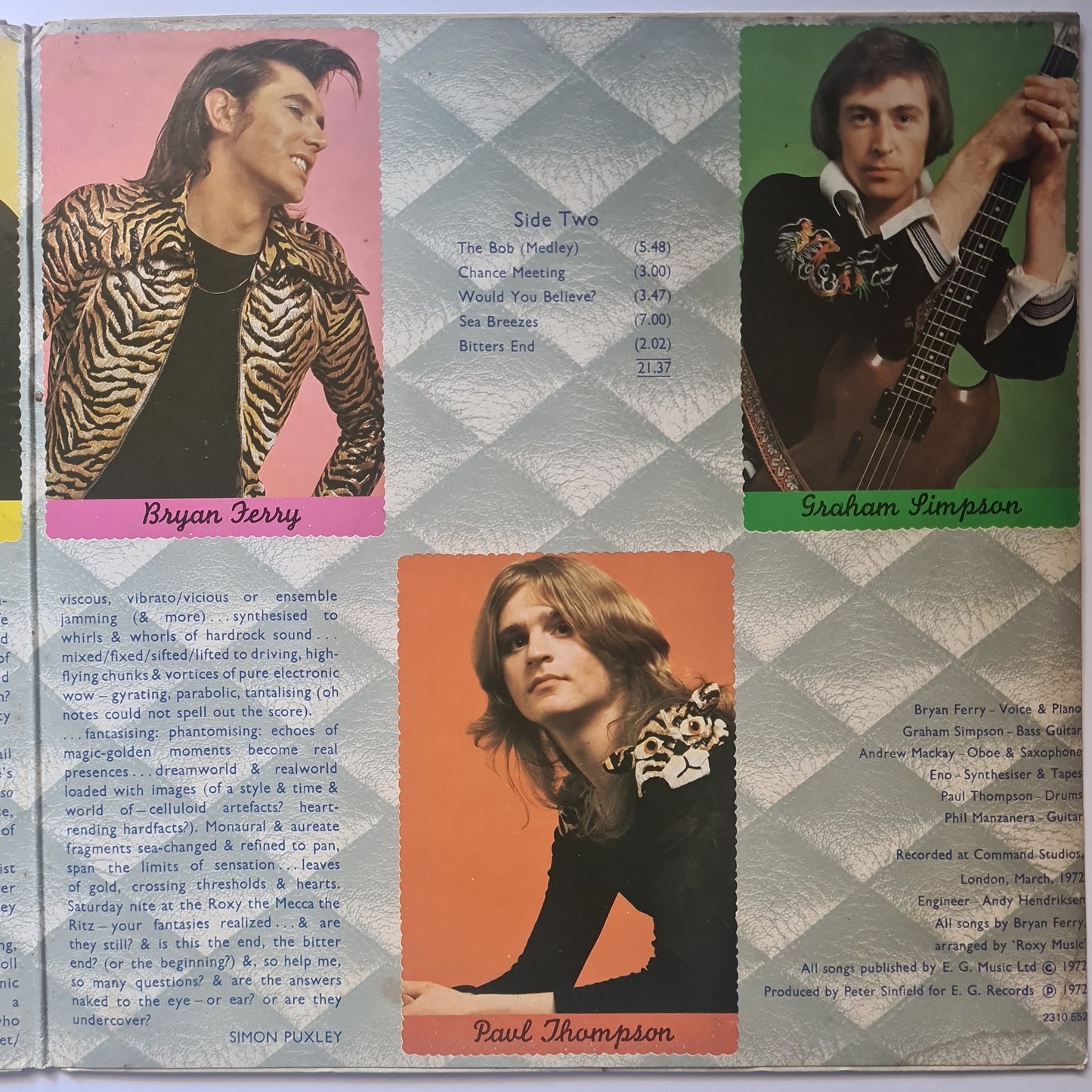 Roxy Music – Roxy Music - 1978 (Gatefold) - Vinyl Record