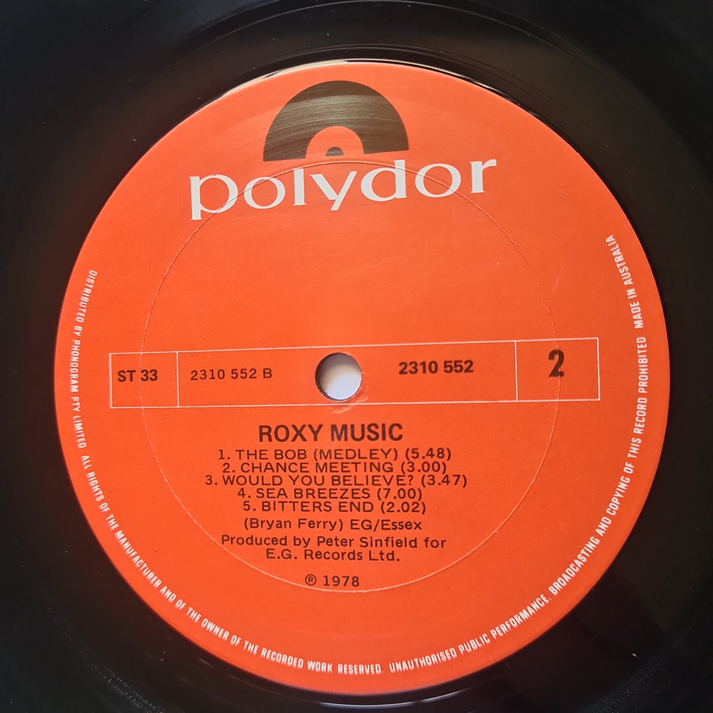 Roxy Music – Roxy Music - 1978 (Gatefold) - Vinyl Record