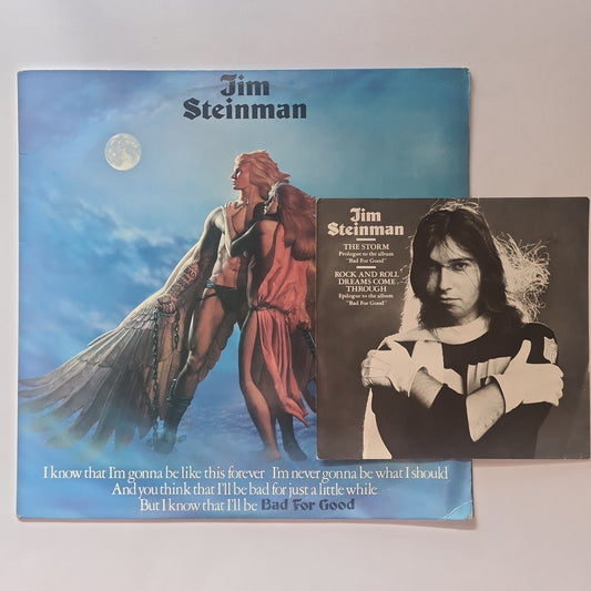 Jim Steinman (Meatloaf) – Bad For Good - 1981 (with bonus single) - Vinyl Record