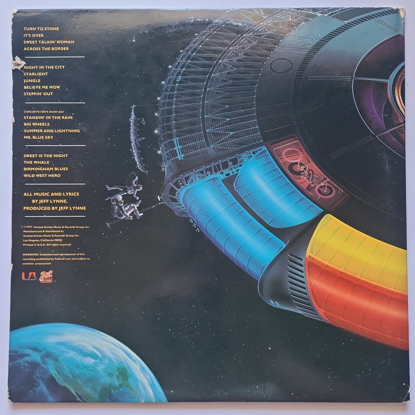 ELO – Out Of The Blue - 1977 (USA Pressing Gatefold 2LP) with poster - Vinyl Record