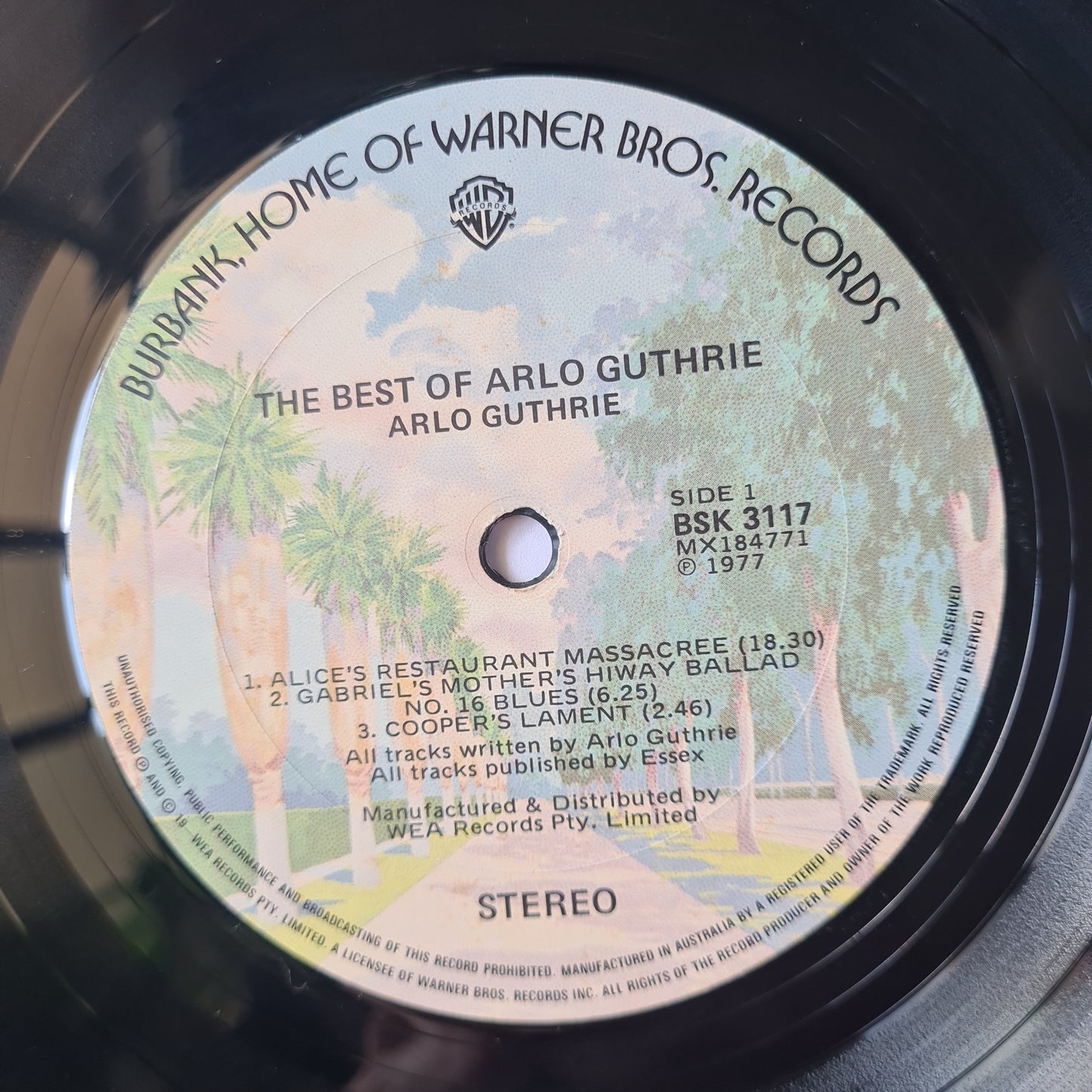 Arlo Guthrie – The Best Of Arlo Guthrie - 1977 - Vinyl Record