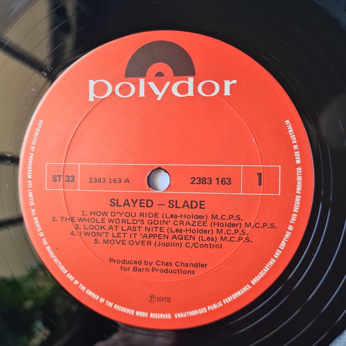 Slade – Slayed? - 1972 - Vinyl Record