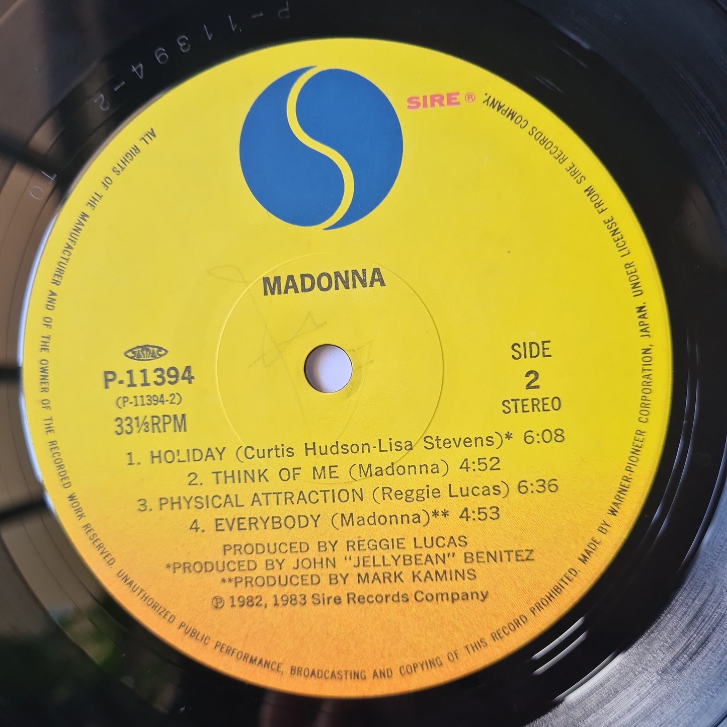 Madonna – Madonna- 1983 - Vinyl Record