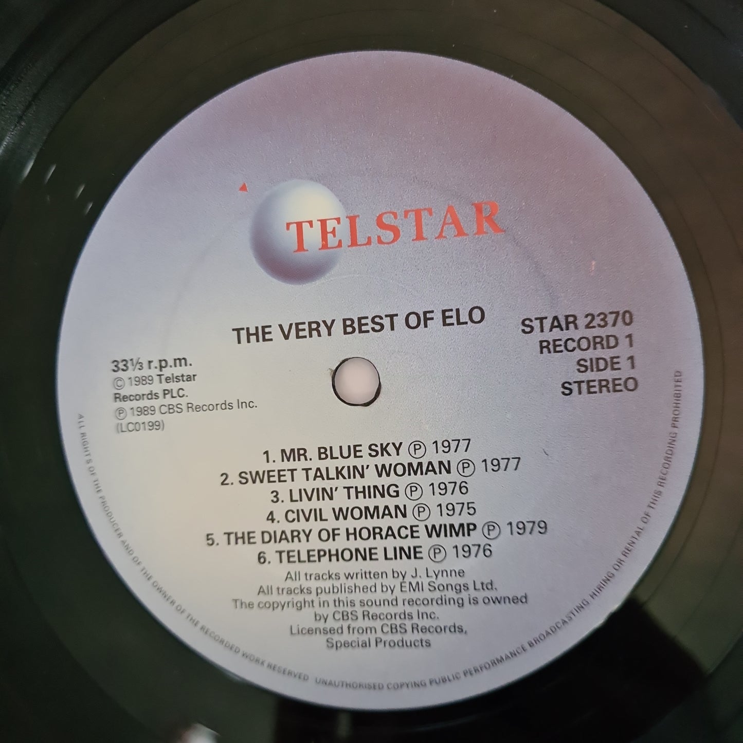 ELO – The Very Best Of The Electric Light Orchestra - 1989 (2LP Gatefold) - Vinyl Record