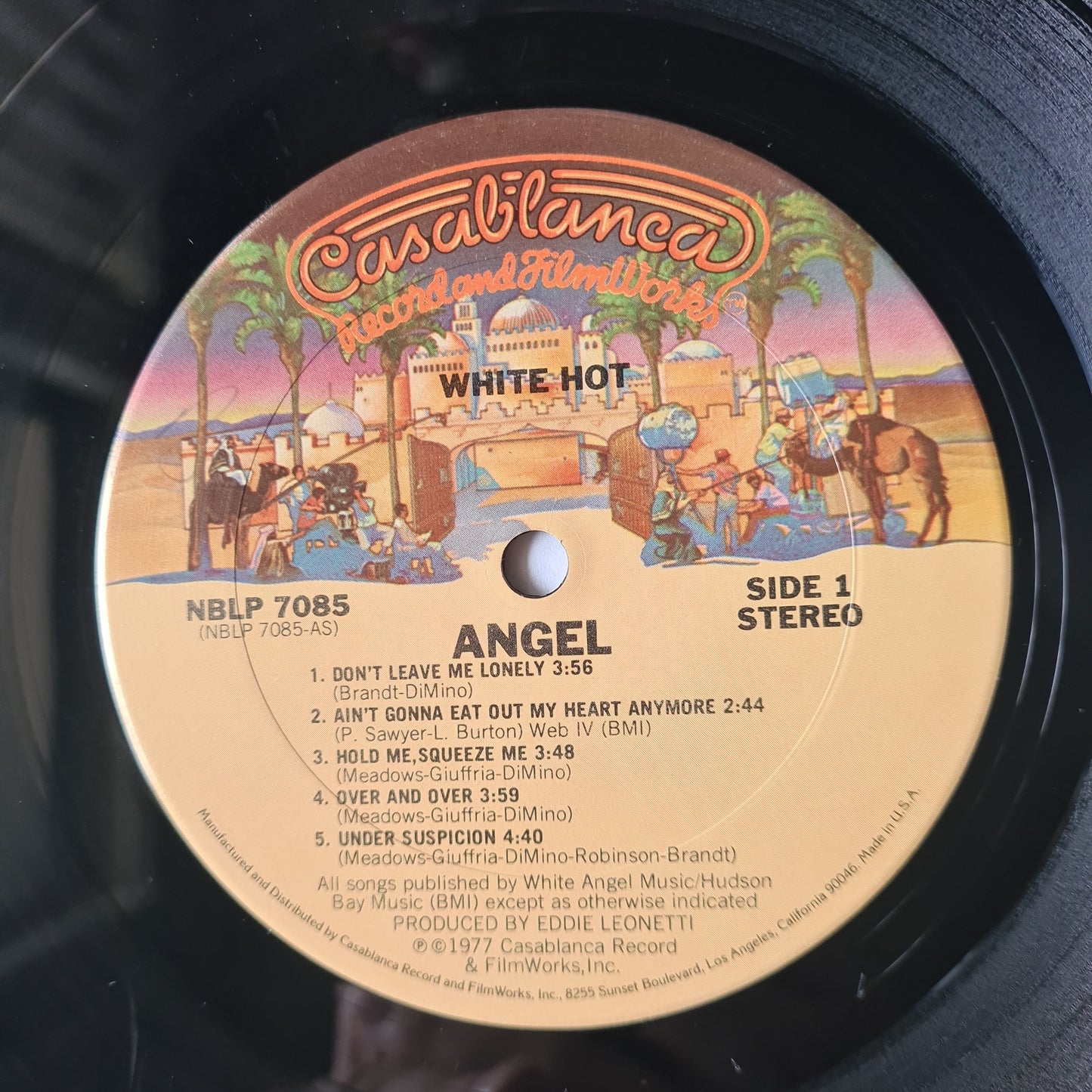 Angel – White Hot - 1977 - Vinyl Record