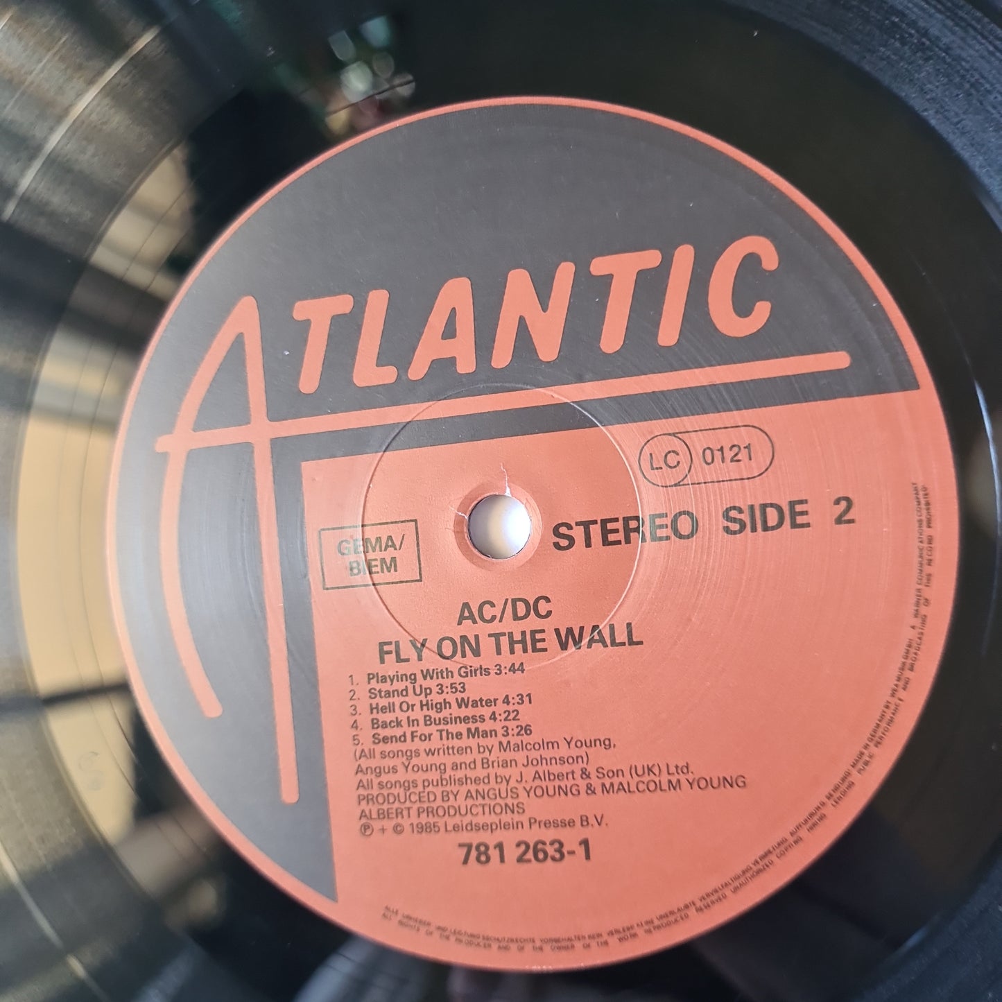 AC/DC – Fly On The Wall - 1985 (1985 German Pressing) - Vinyl Record