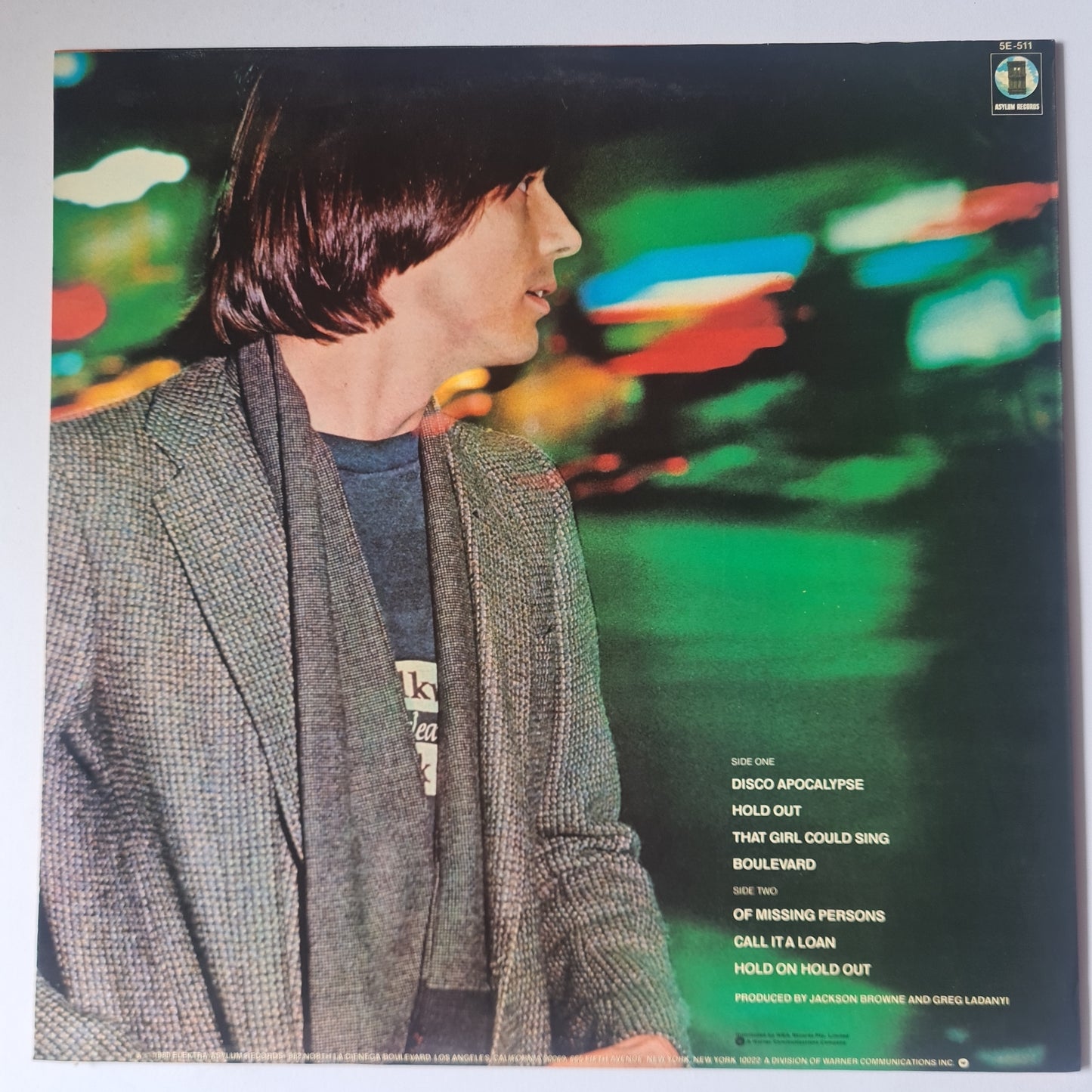 Jackson Browne – Hold Out - 1980 - Vinyl Record