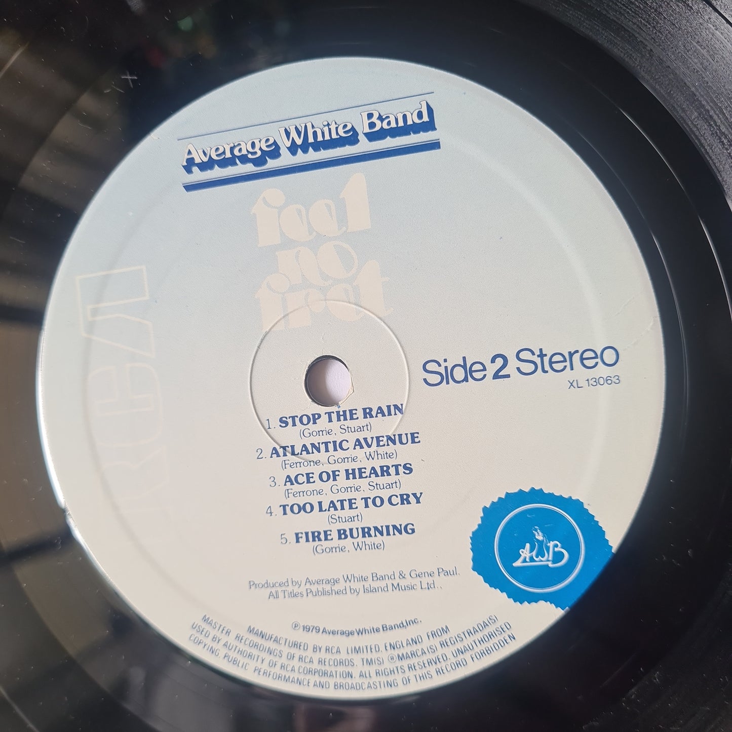 Average White Band – Feel No Fret - 1979 - Vinyl Record