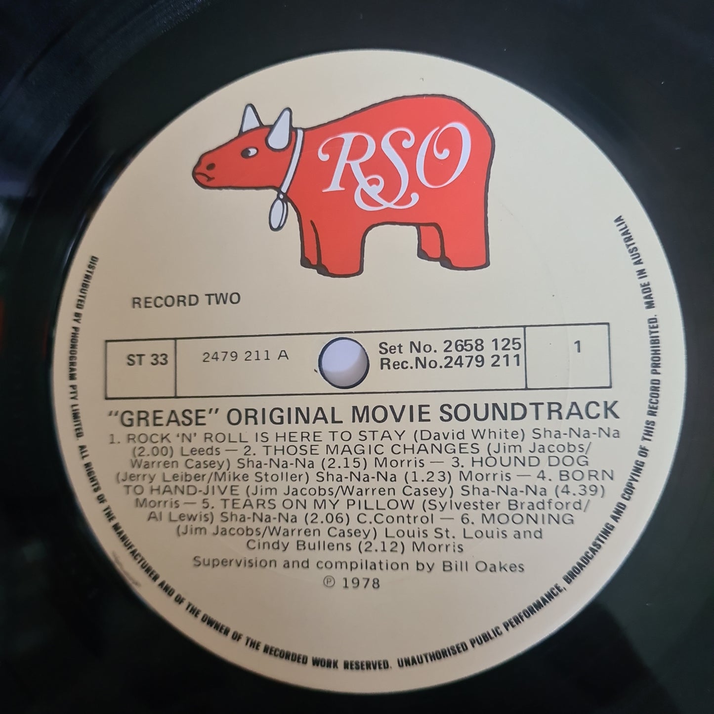 Grease – Original Soundtrack From The Motion Picture - 1978 (2LP Gatefold) - Vinyl Record