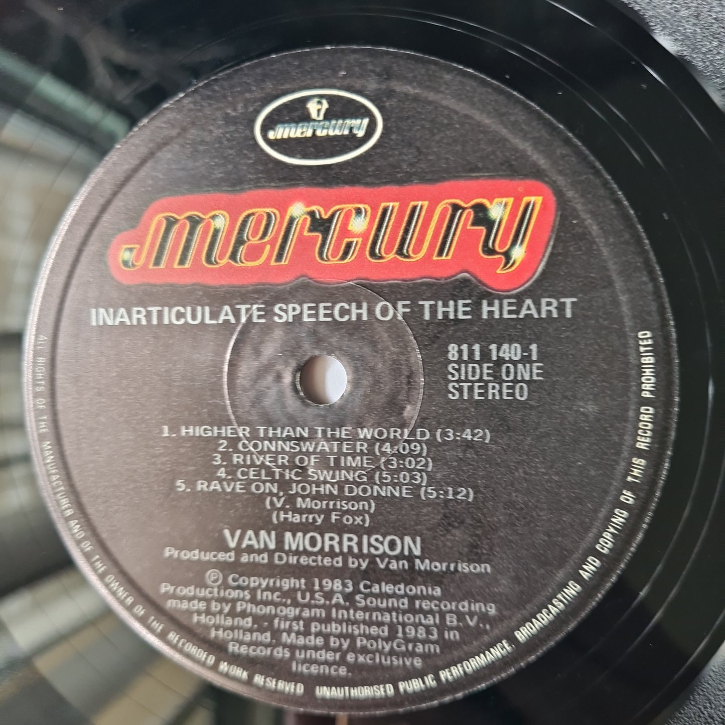 Van Morrison – Inarticulate Speech Of The Heart - 1983 - Vinyl Record