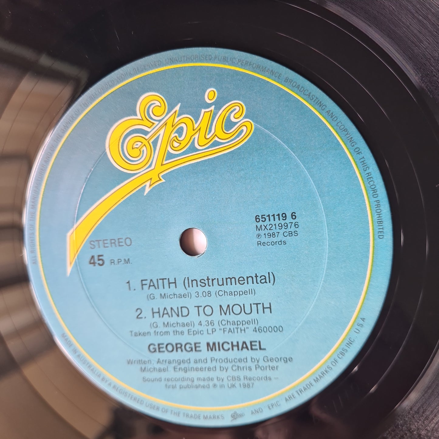 George Michael – Faith - 1987 (Maxi Single) - Vinyl Record