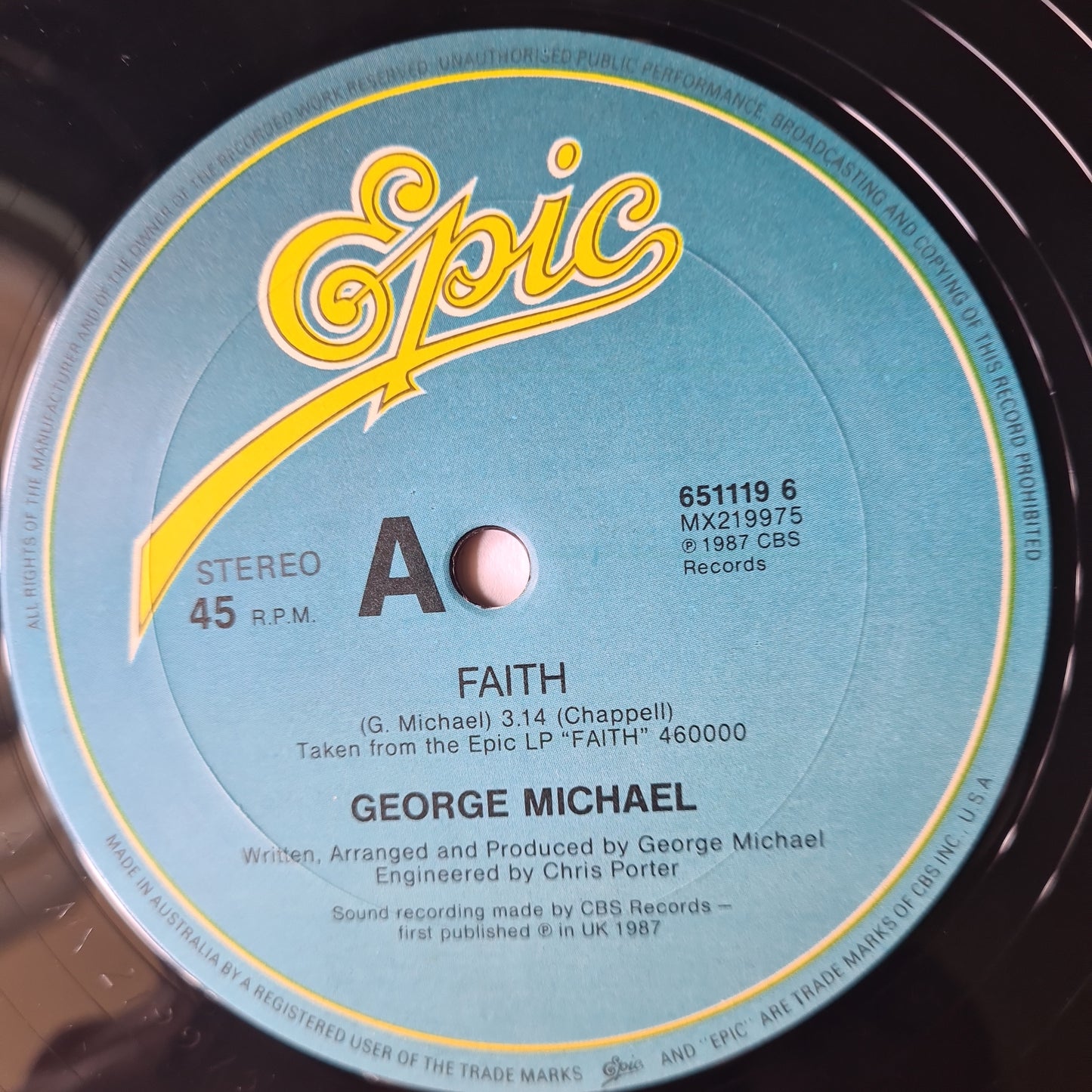 George Michael – Faith - 1987 (Maxi Single) - Vinyl Record