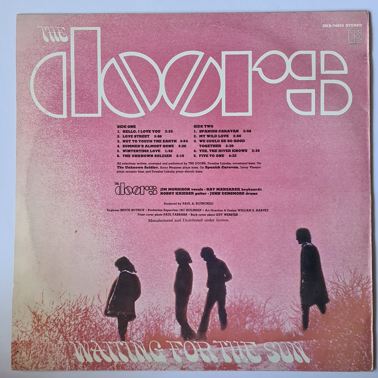 The Doors – Waiting For The Sun - 1968 (70's Australian repress)