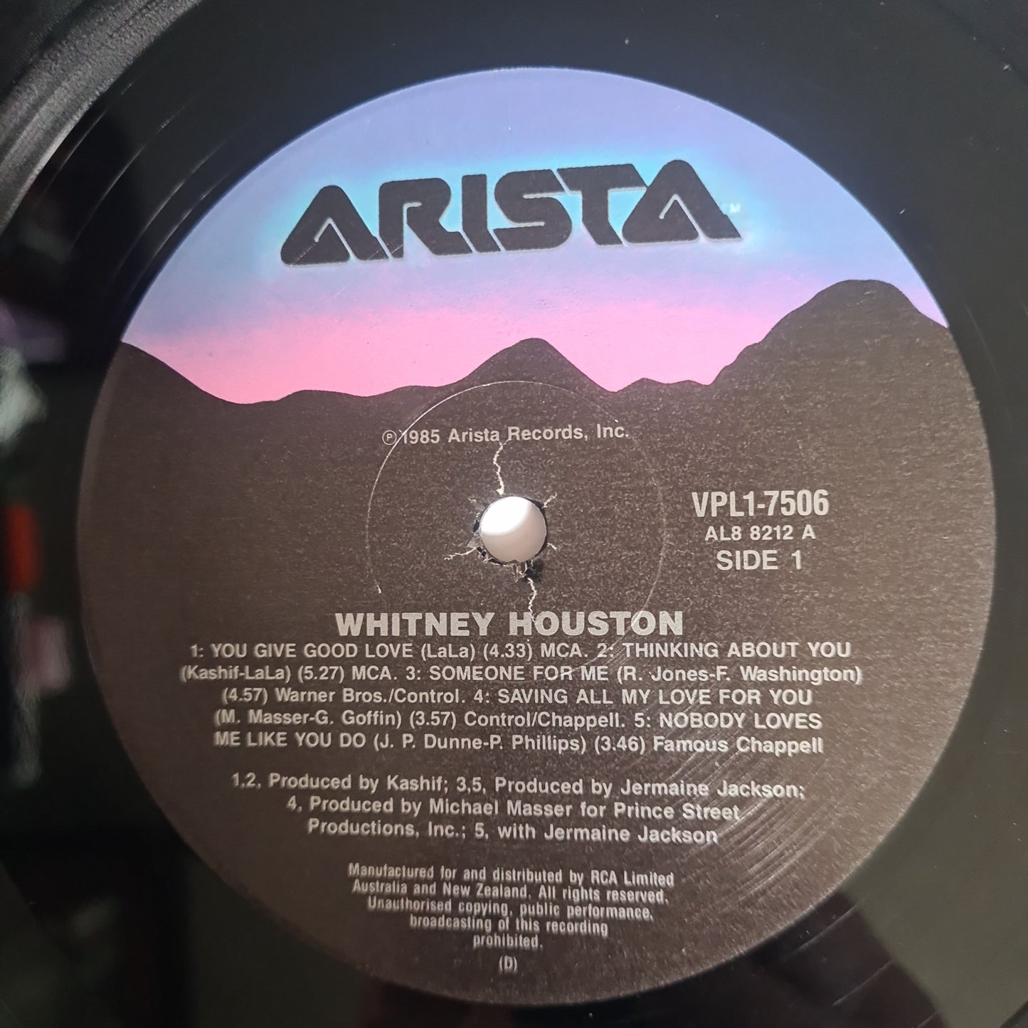 Whitney Houston – Whitney Houston - 1985 - Vinyl Record