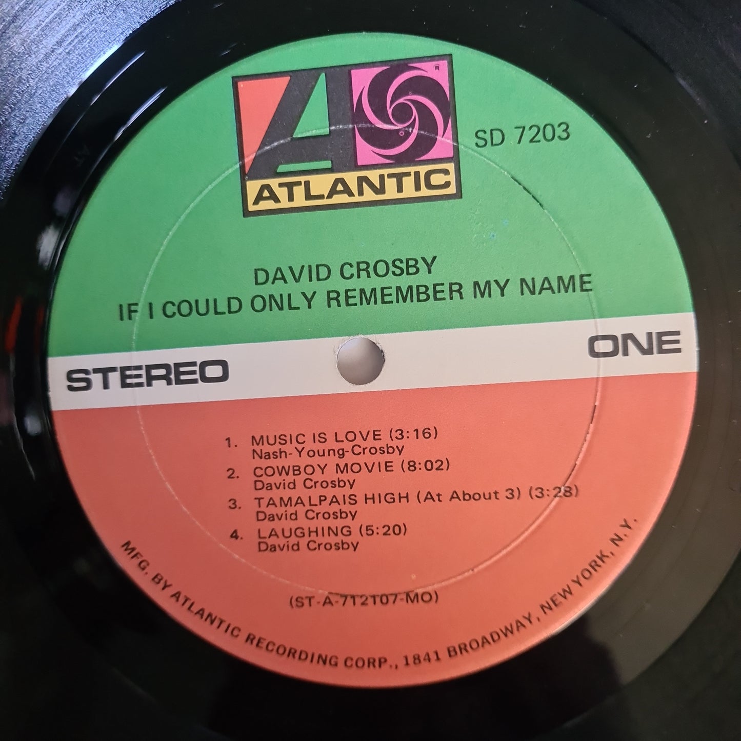 David Crosby – If I Could Only Remember My Name - 1971 (Gatefold) - Vinyl Record