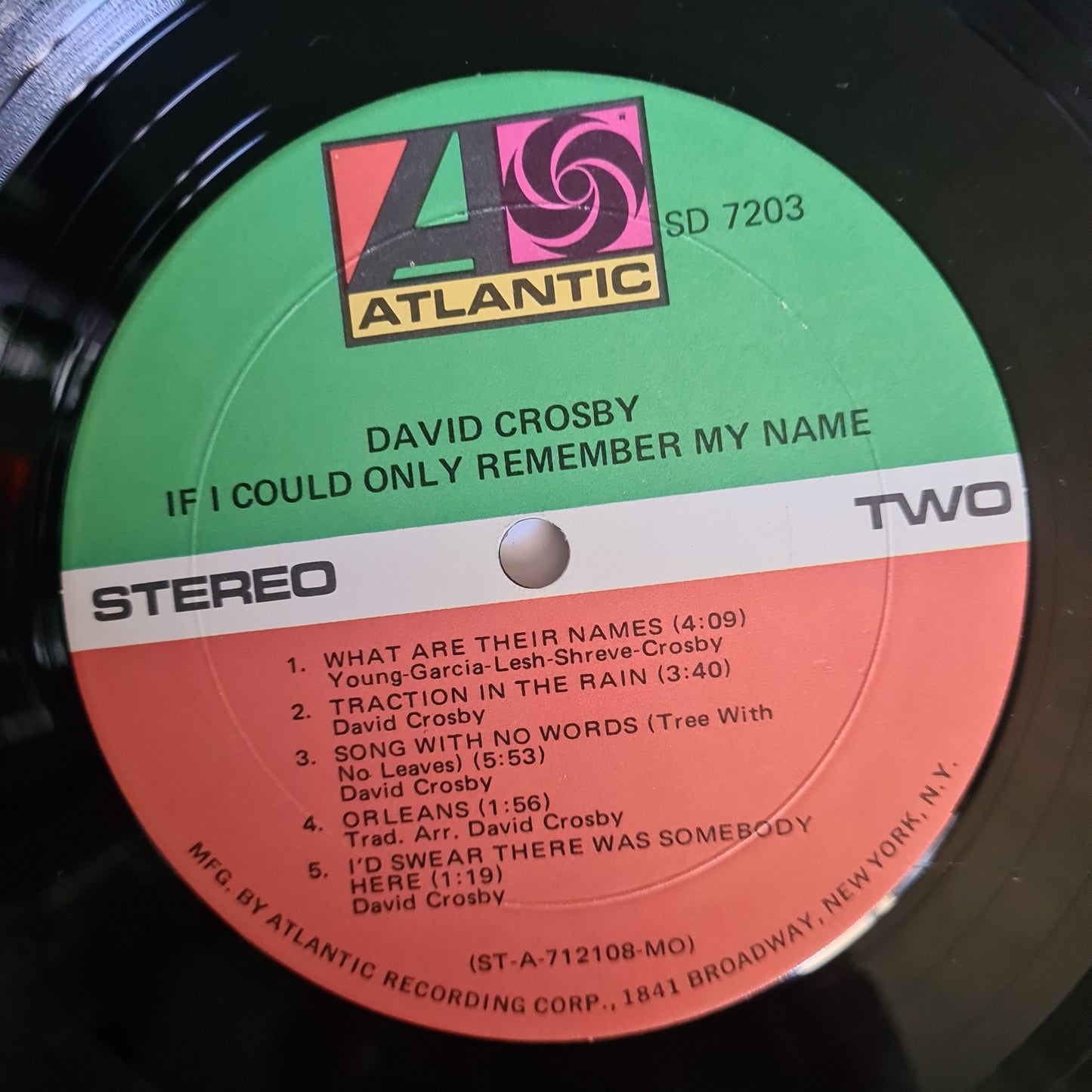 David Crosby – If I Could Only Remember My Name - 1971 (Gatefold) - Vinyl Record