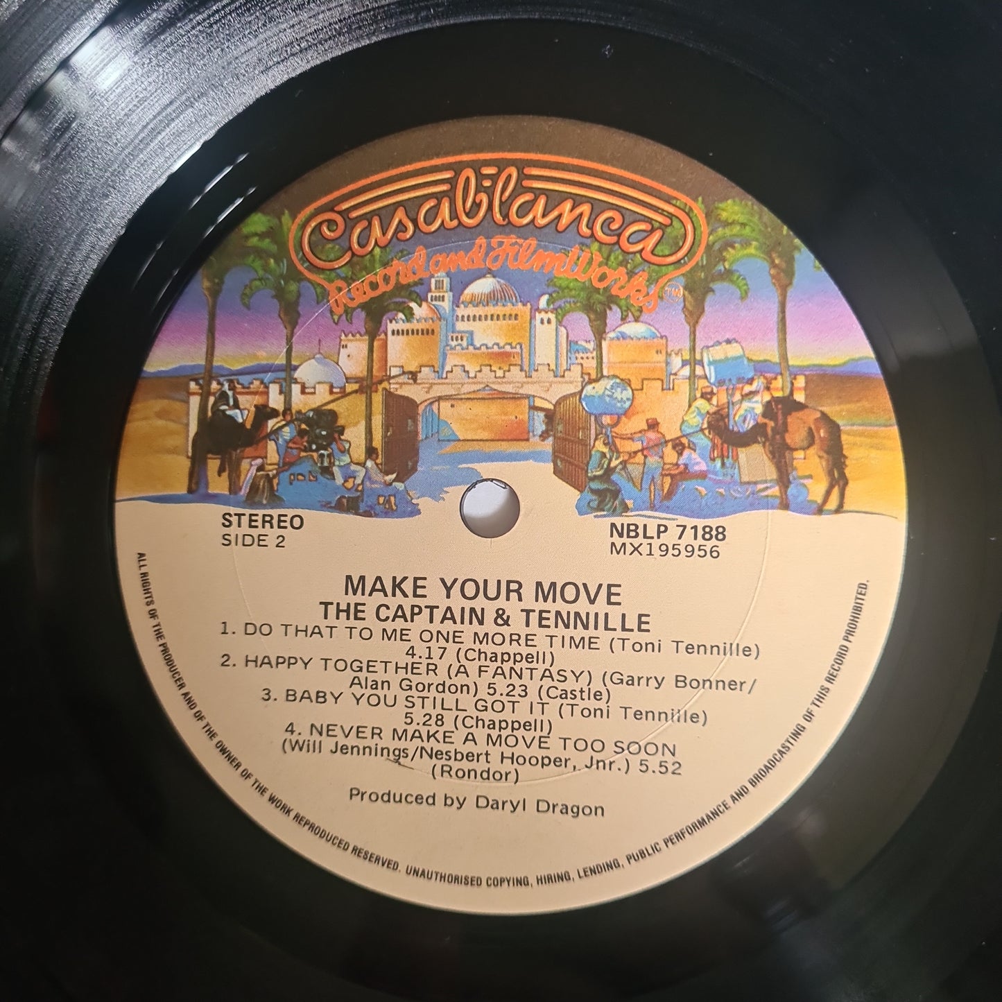 Captain & Tennille –Make Your Move - 1979 - Vinyl Record
