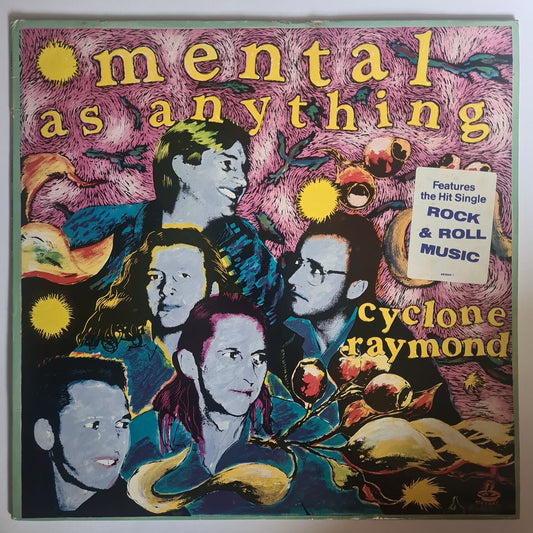 Mental As Anything – Cyclone Raymond - 1989 - Vinyl Record