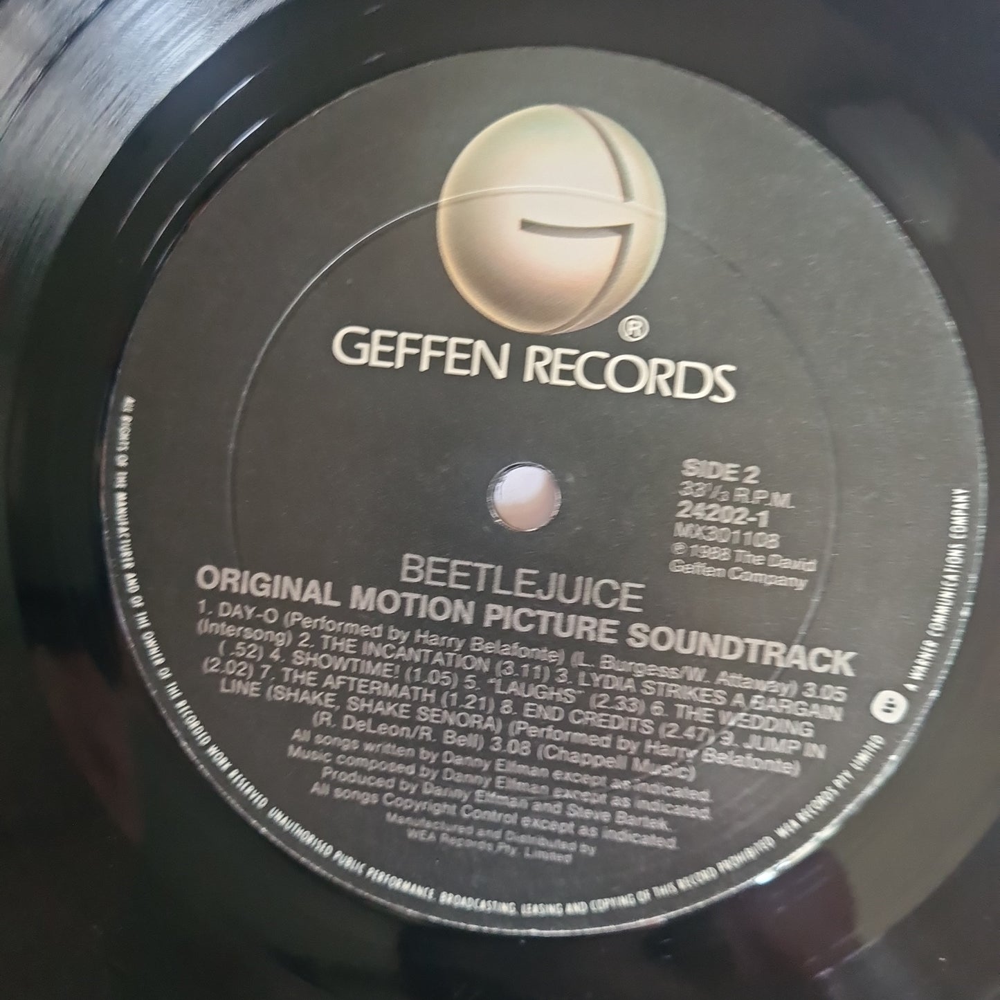 Danny Elfman – Beetlejuice (Original Motion Picture Soundtrack) - 1988 - Vinyl Record