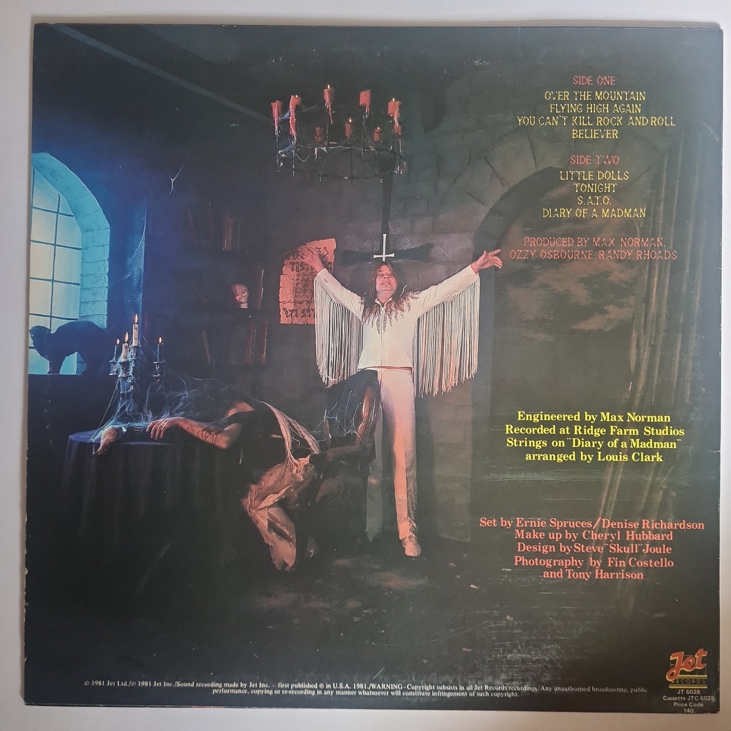 Ozzy Osbourne – Diary Of A Madman - 1981 - Vinyl Record