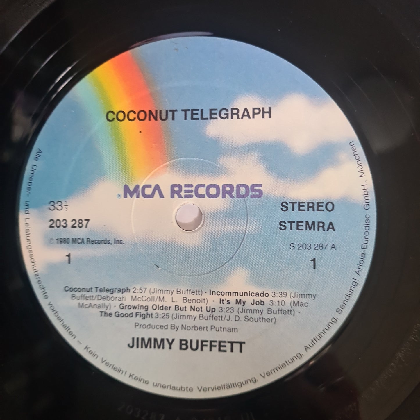 Jimmy Buffett – Coconut Telegraph - 1980 - Vinyl Record