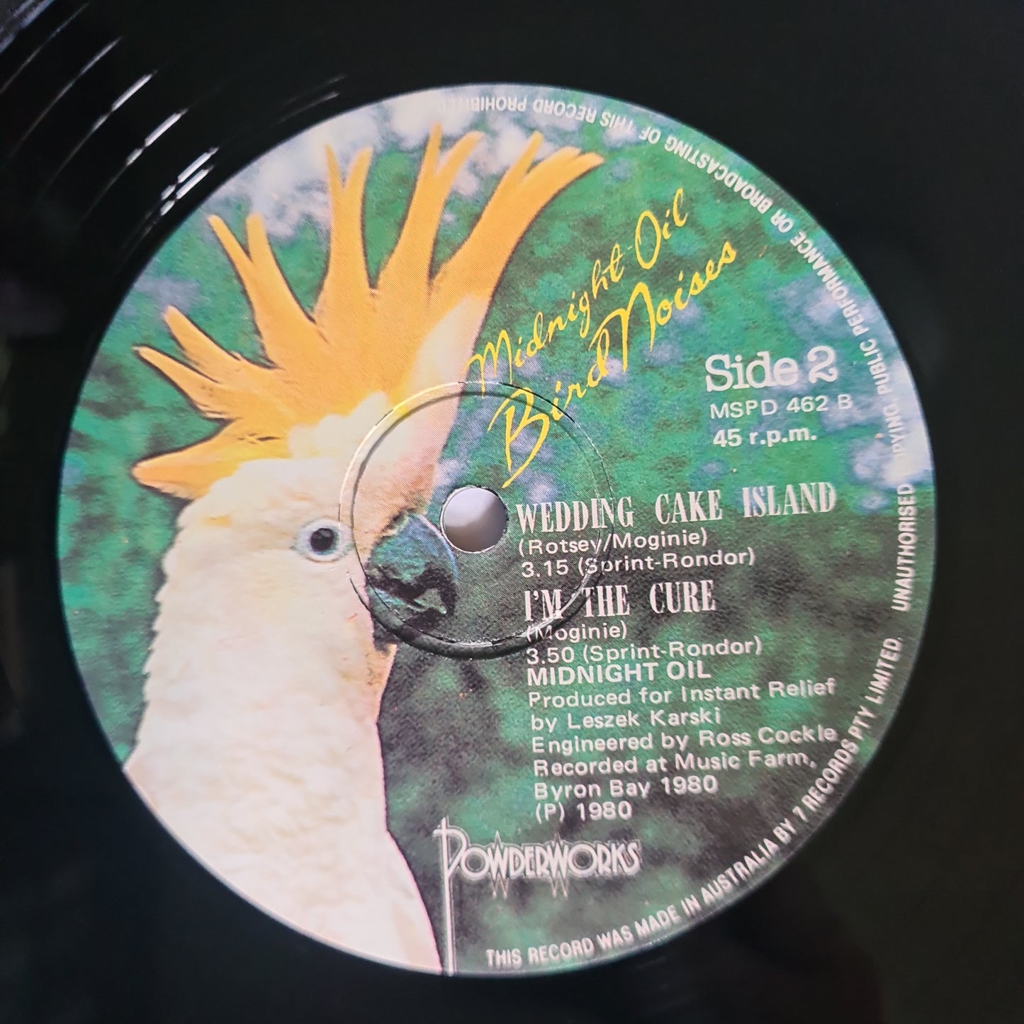 Midnight Oil – Bird Noises - 1980 EP Vinyl Record